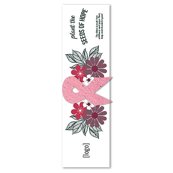 Seed Paper Shape Bookmark 11
