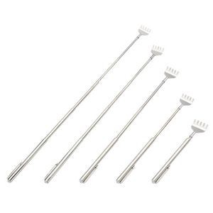 Extendable 6 Teeth Silver Telescope Back Scratcher 8