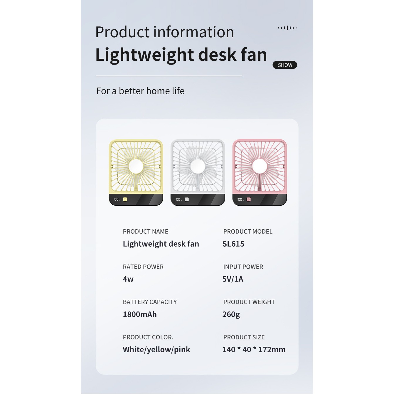 Usb Cooling Portable Fan 2