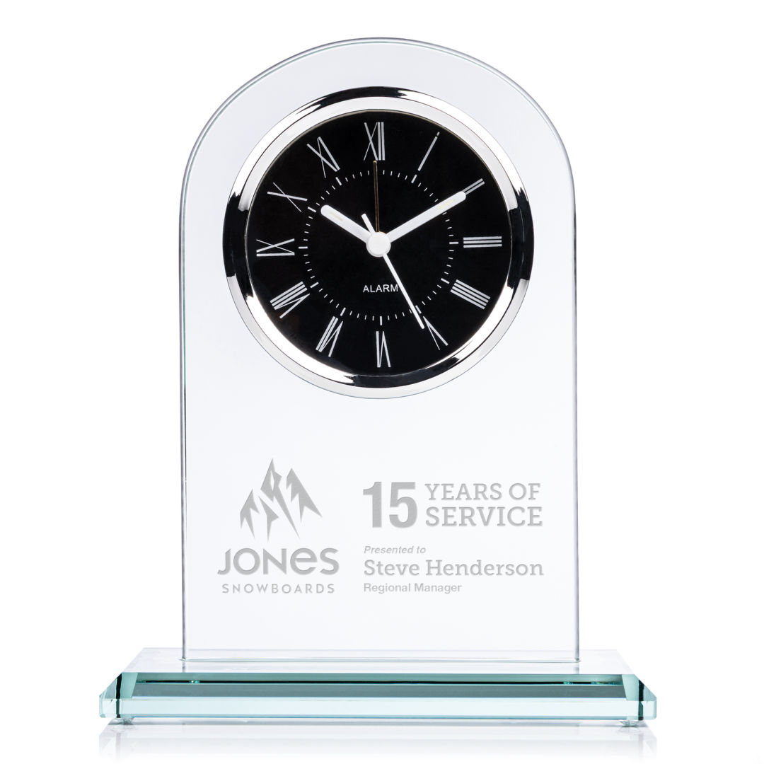 Woodbine Clock - Jade 7½"