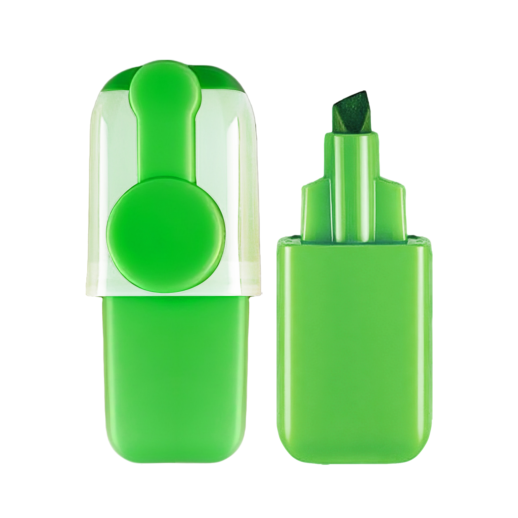 5 Colors Highlighter Sets With Clear Bottle Packaging 3