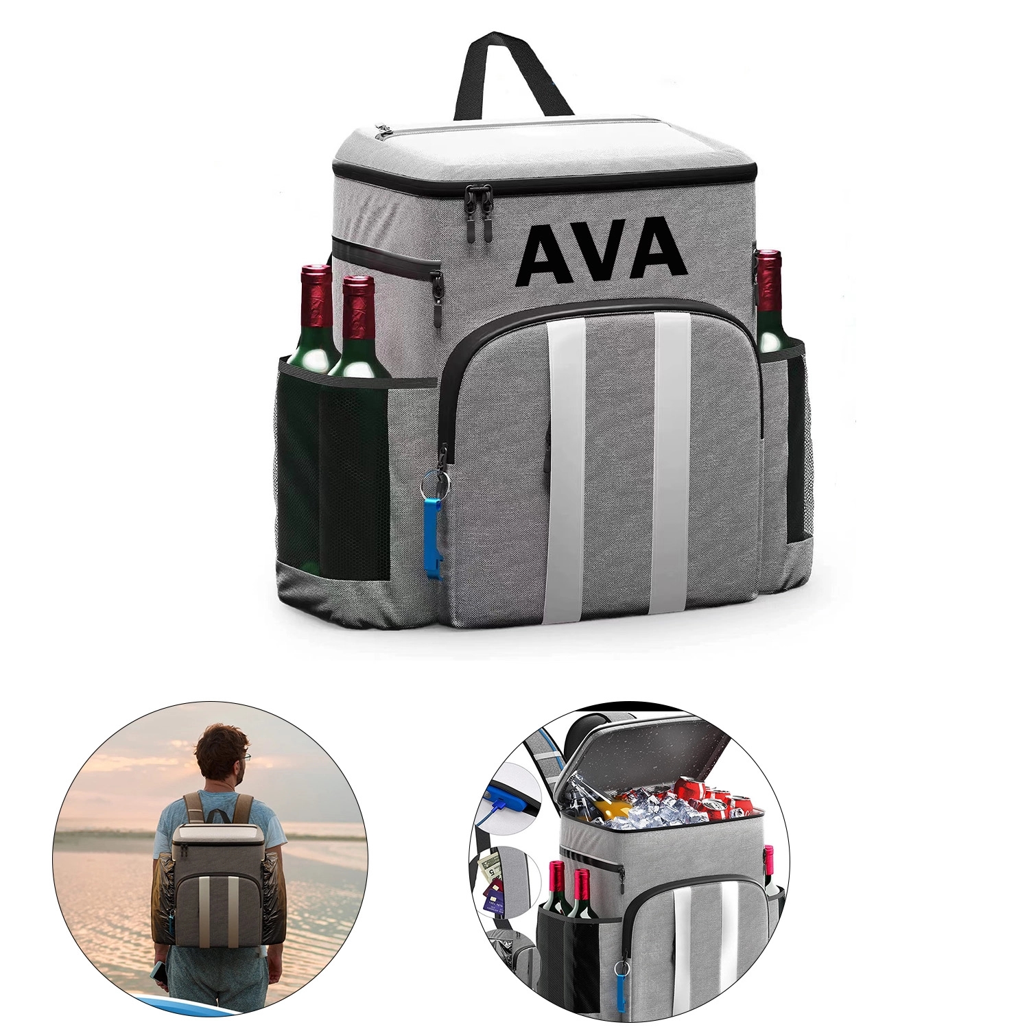 Insulated Refrigerated Outdoor Portable Backpack 2