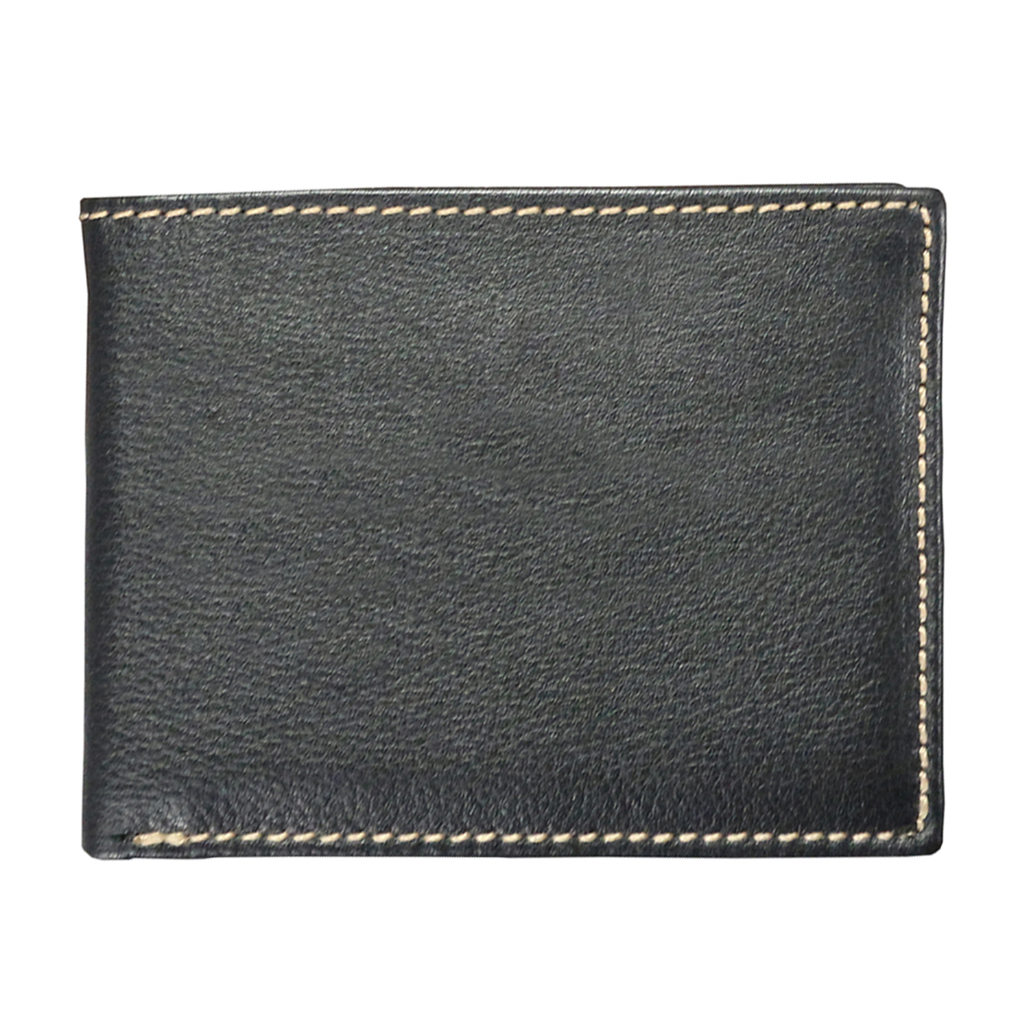Andrew Philips® Leather Contrast Stitch Billfold Wallet 10