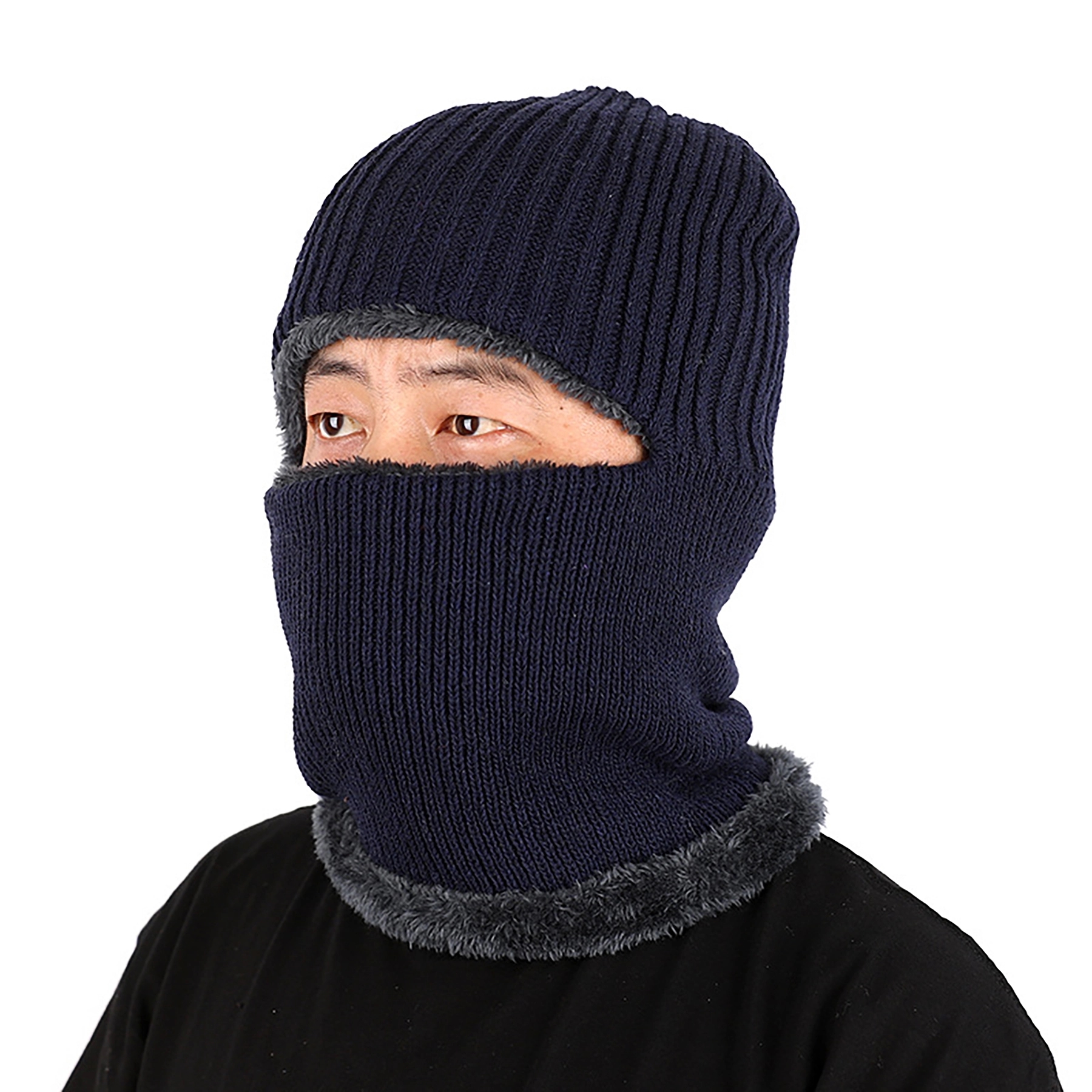 Warm Insulation One-Piece Knitted Mask 5