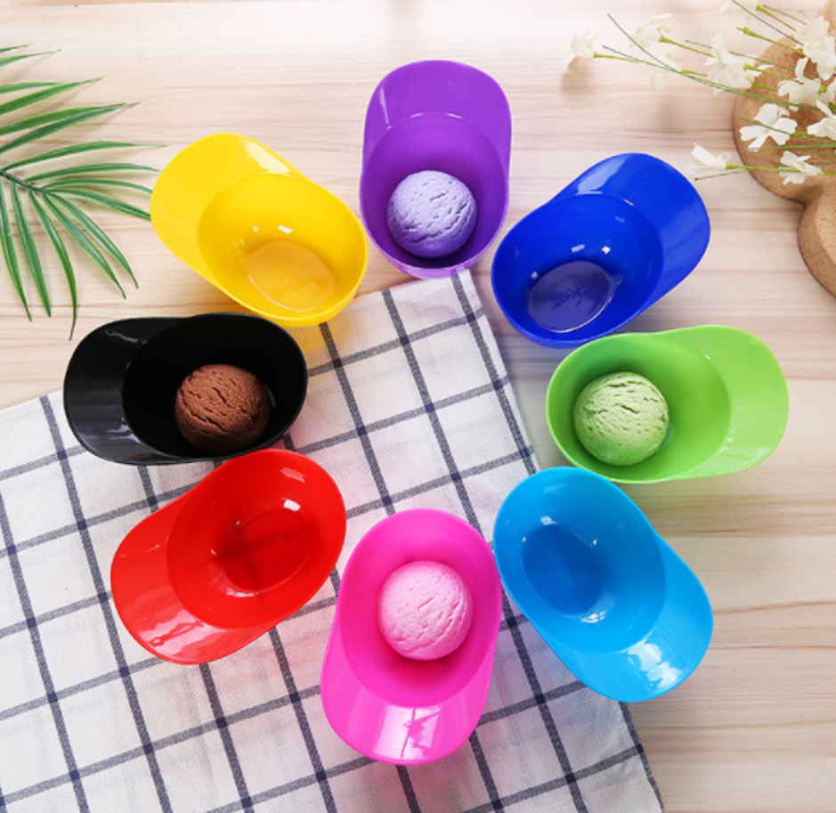 baseball cap ice cream bowl 1