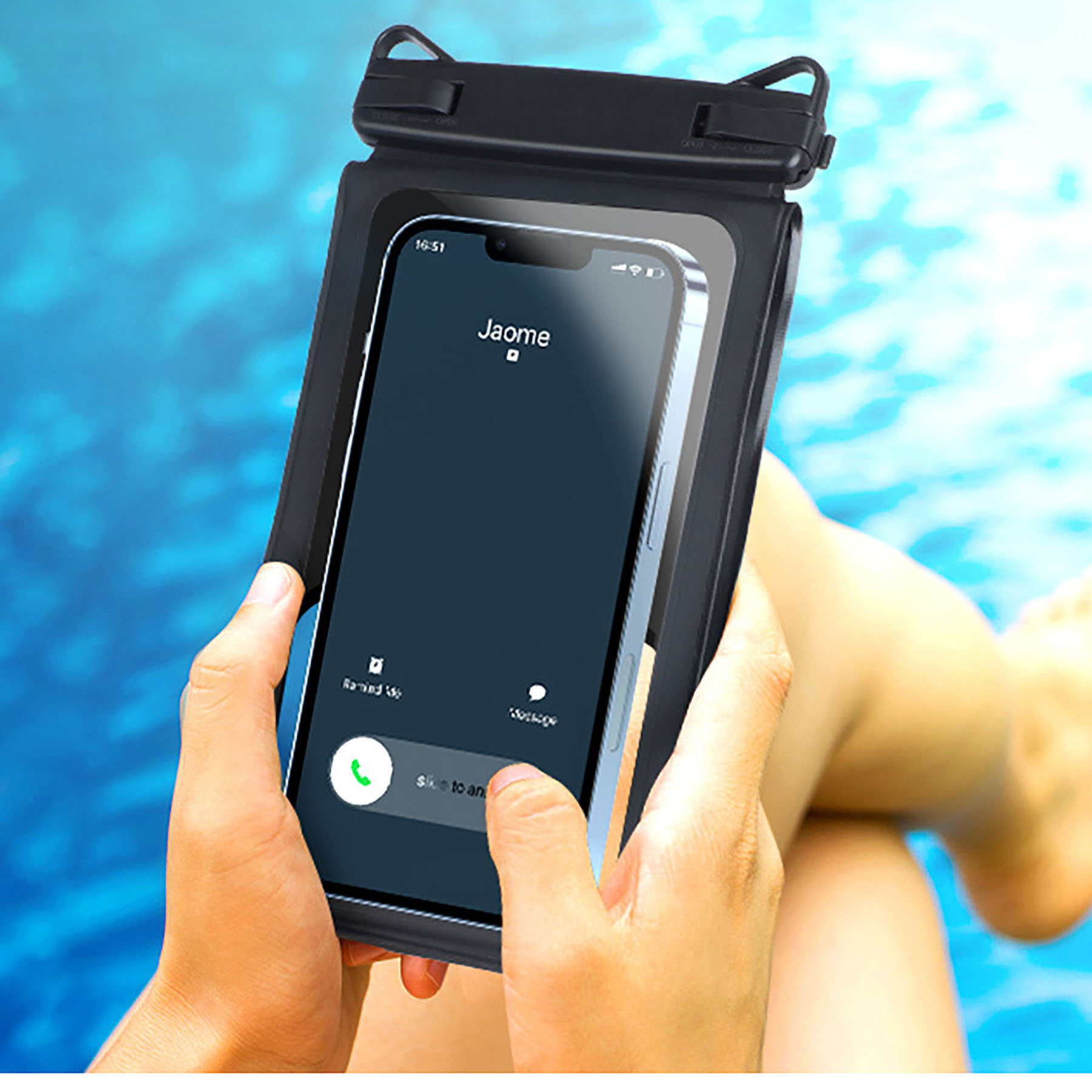 Double Waterproof Phone Pouch with Lanyard 9