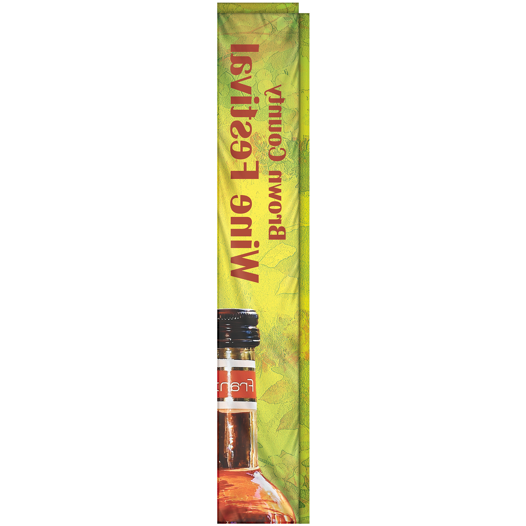 2' X 12' Single Reverse Windchaser Flag 7