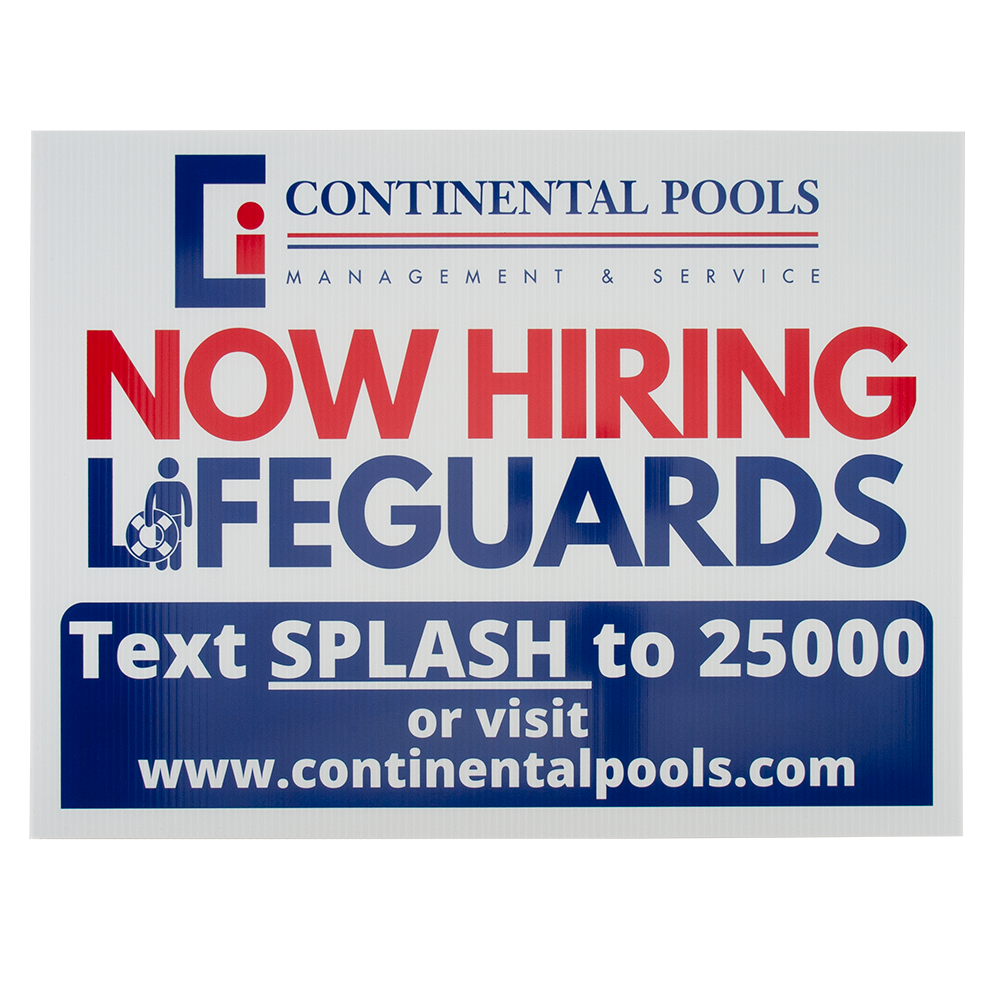 18" x 24" Metal Yard Sign & Frame Set - Full Color Imprint