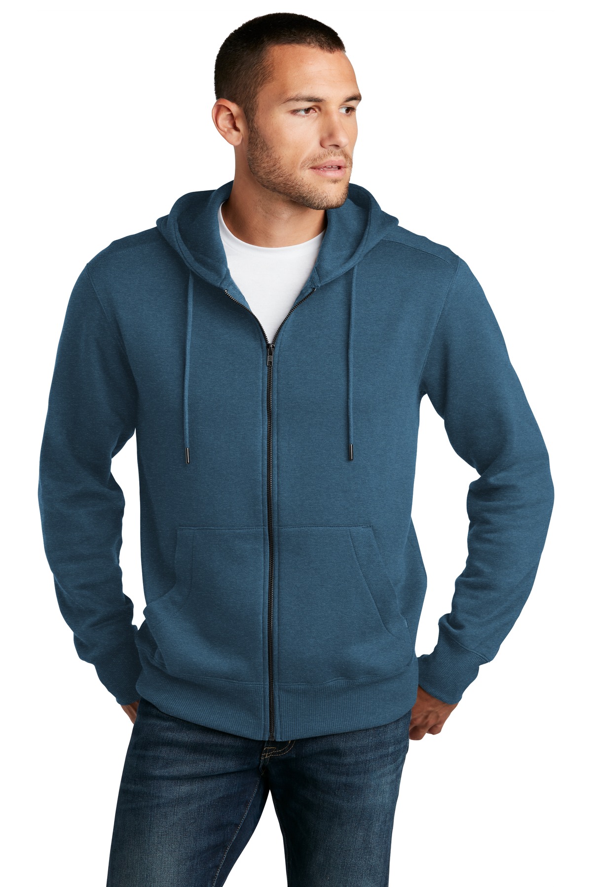 District® Perfect Weight Fleece Full-Zip Hoodie 39
