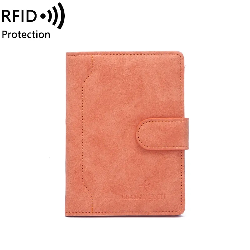 RFID Blocking Travel Passport Holder Cover Slim Id Card Case 3