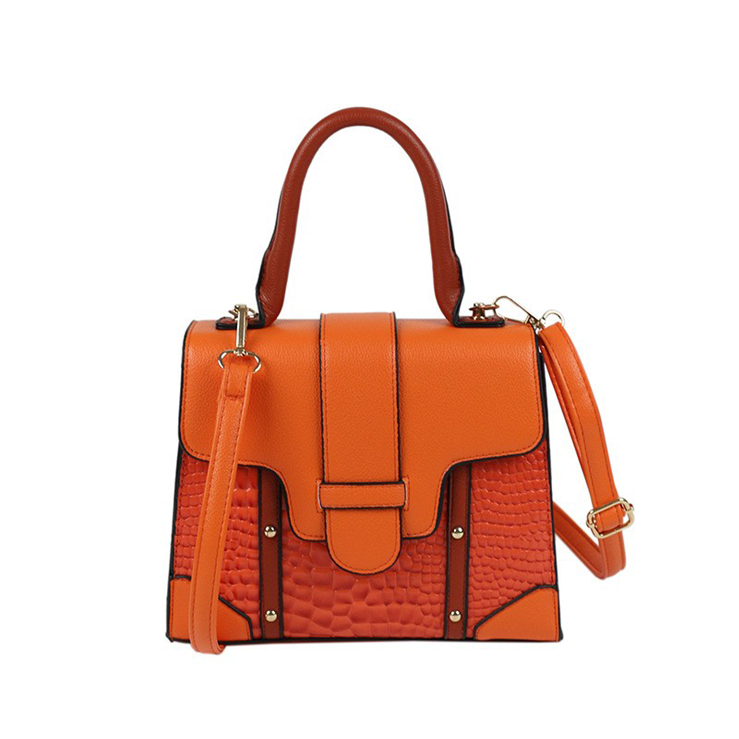 Pu Leather Hand-Held Messenger Bag 1
