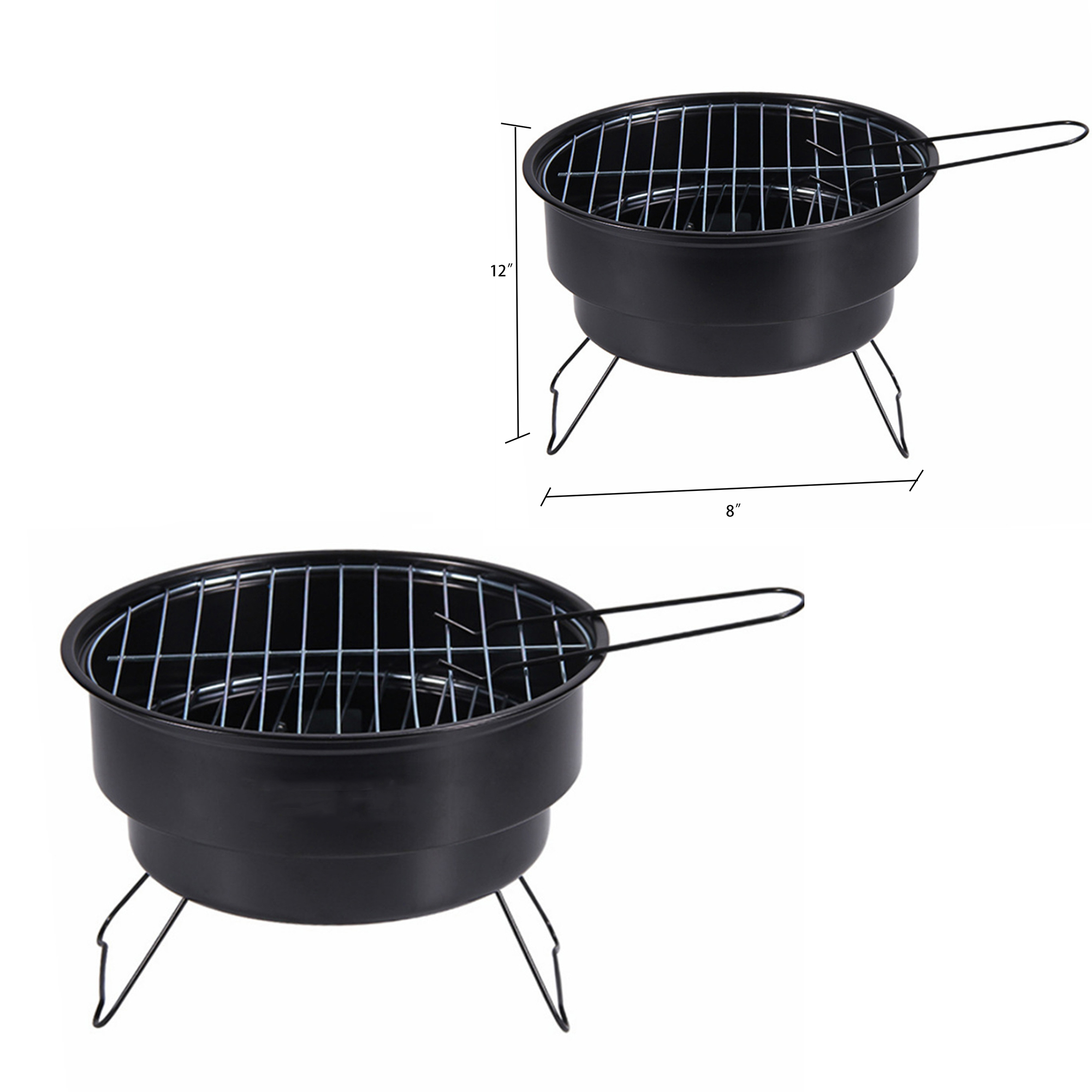 Camping Round Backcountry Carbon Oven 2