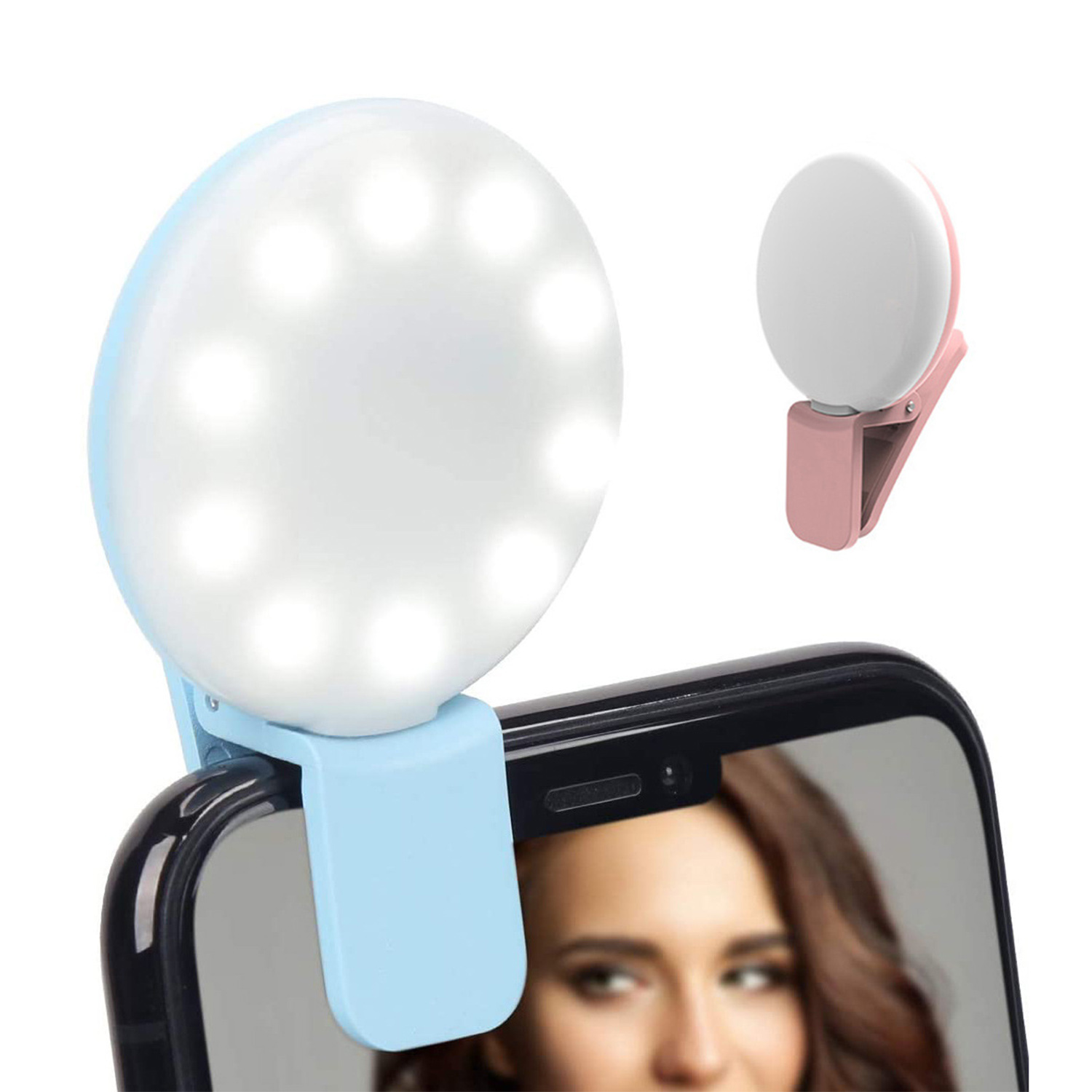 Plastic Round Selfie LED Light 4