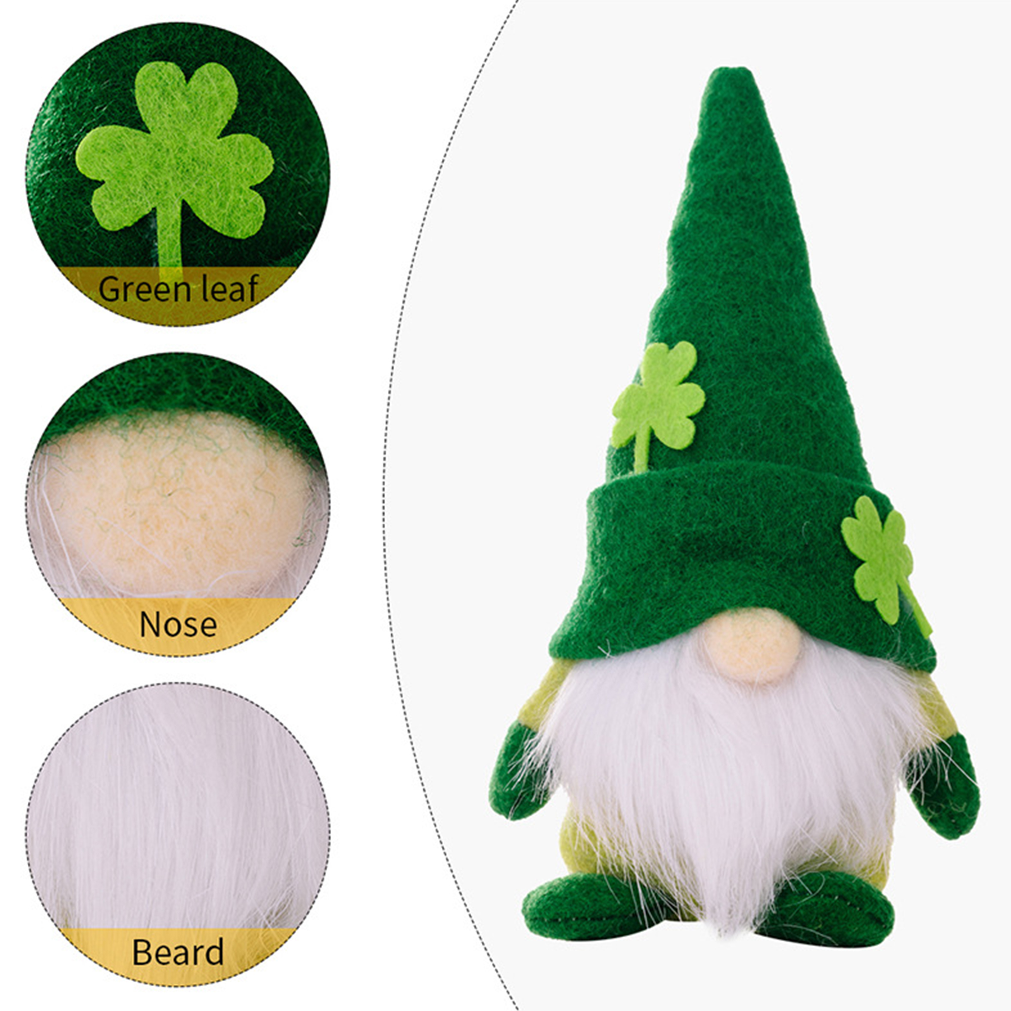 St Patricks Day Spring Summer Gnome Rudolph Old Man 1
