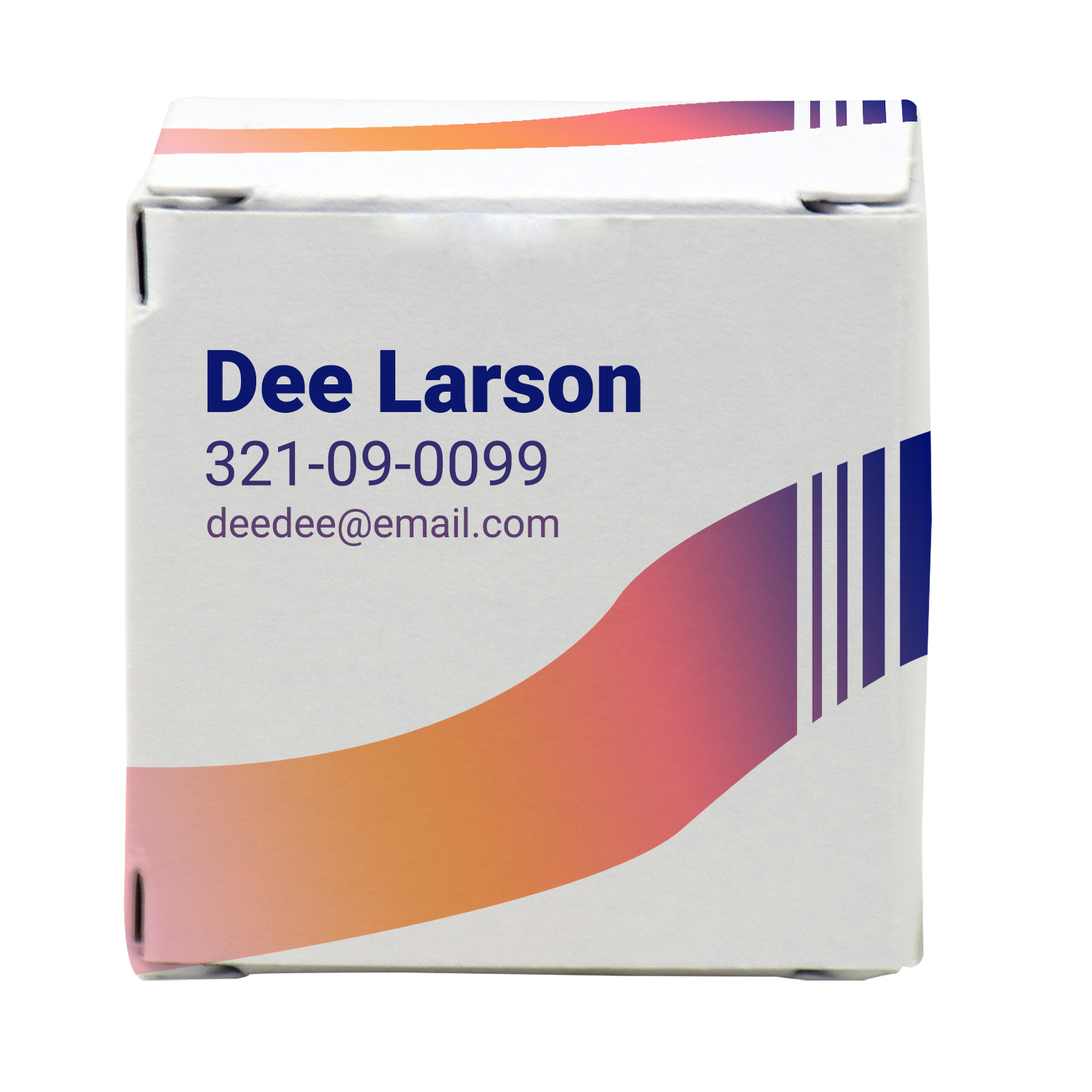 Golf Ball Custom Packaging One Ball Box 1