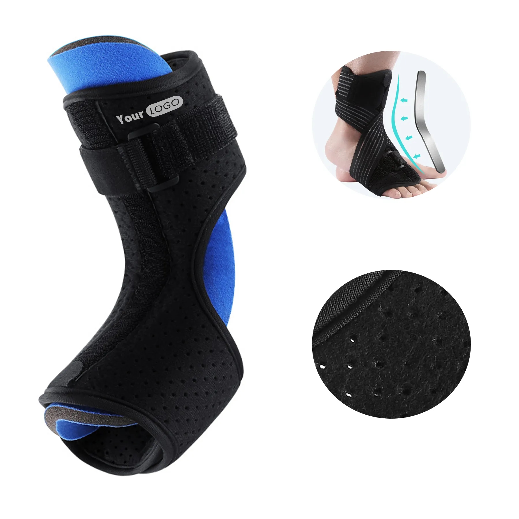 Polyester Ankle Sprain Protection Foot Drop Orthosis 4