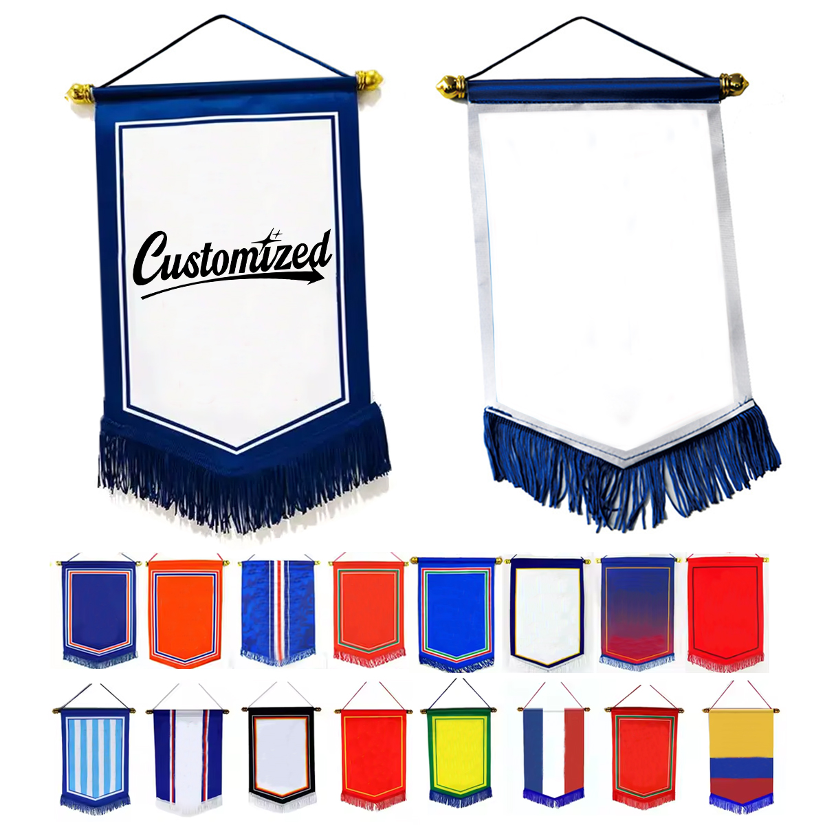 Custom Hanging Souvenir Pennant Flag 10
