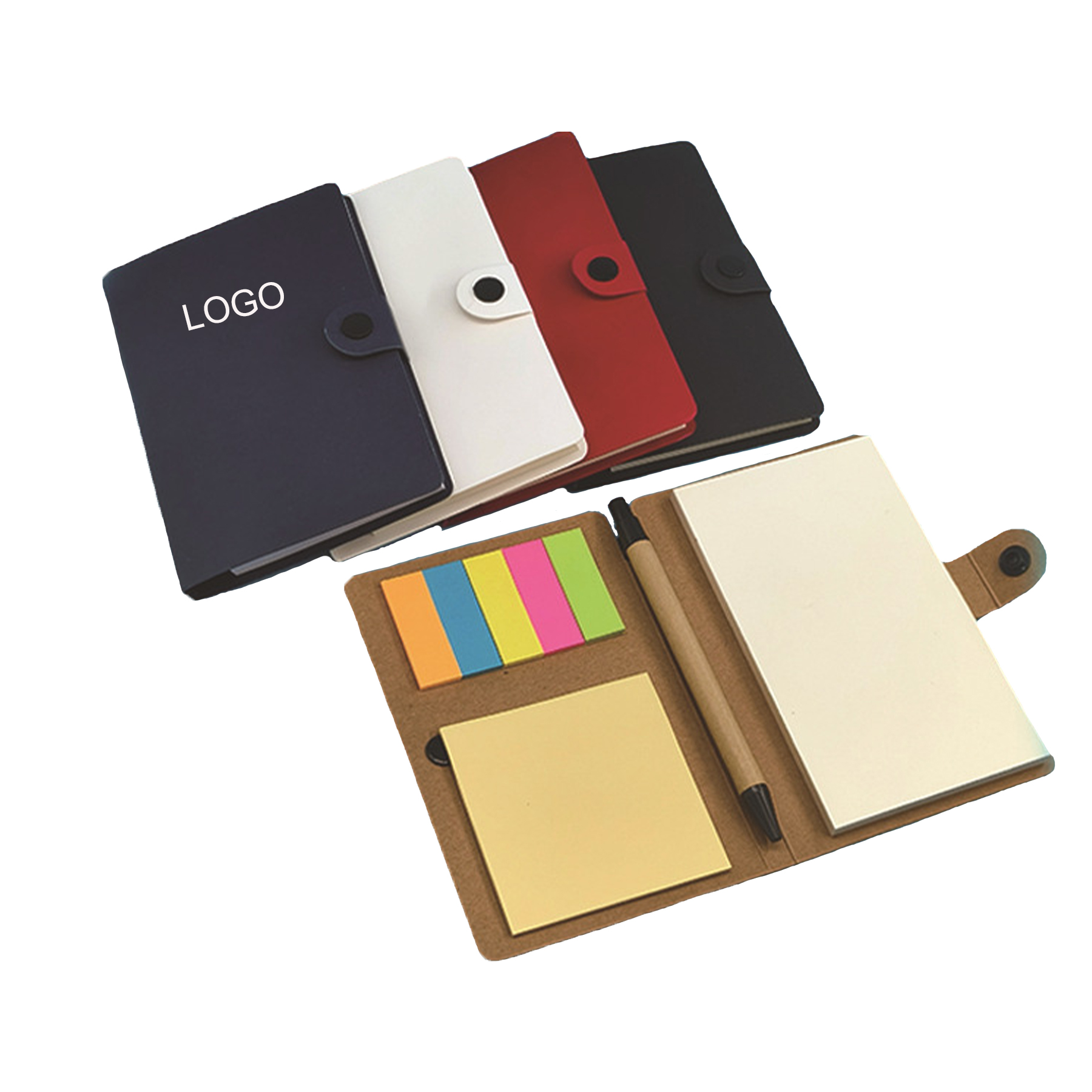 Pocket Notebook with Sticky Note
and Ballpoint Pen 5