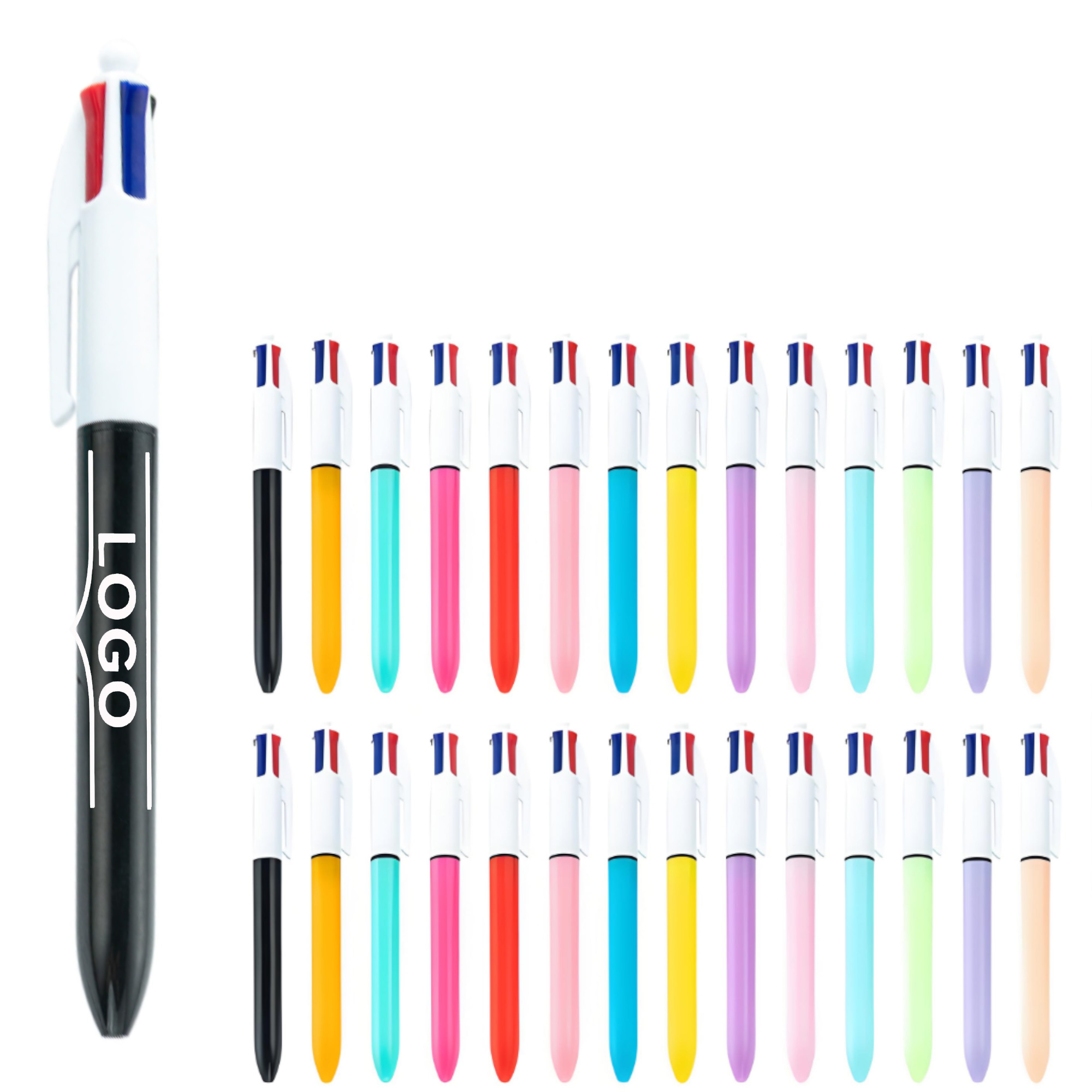 4 in 1 Multicolor Creative Ballpoint Pen Retractable 7