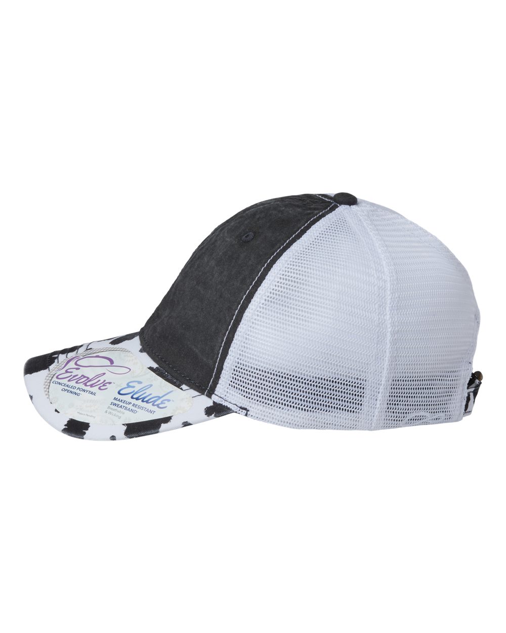 Women's Printed Bill with Mesh Back Cap - JANET 20