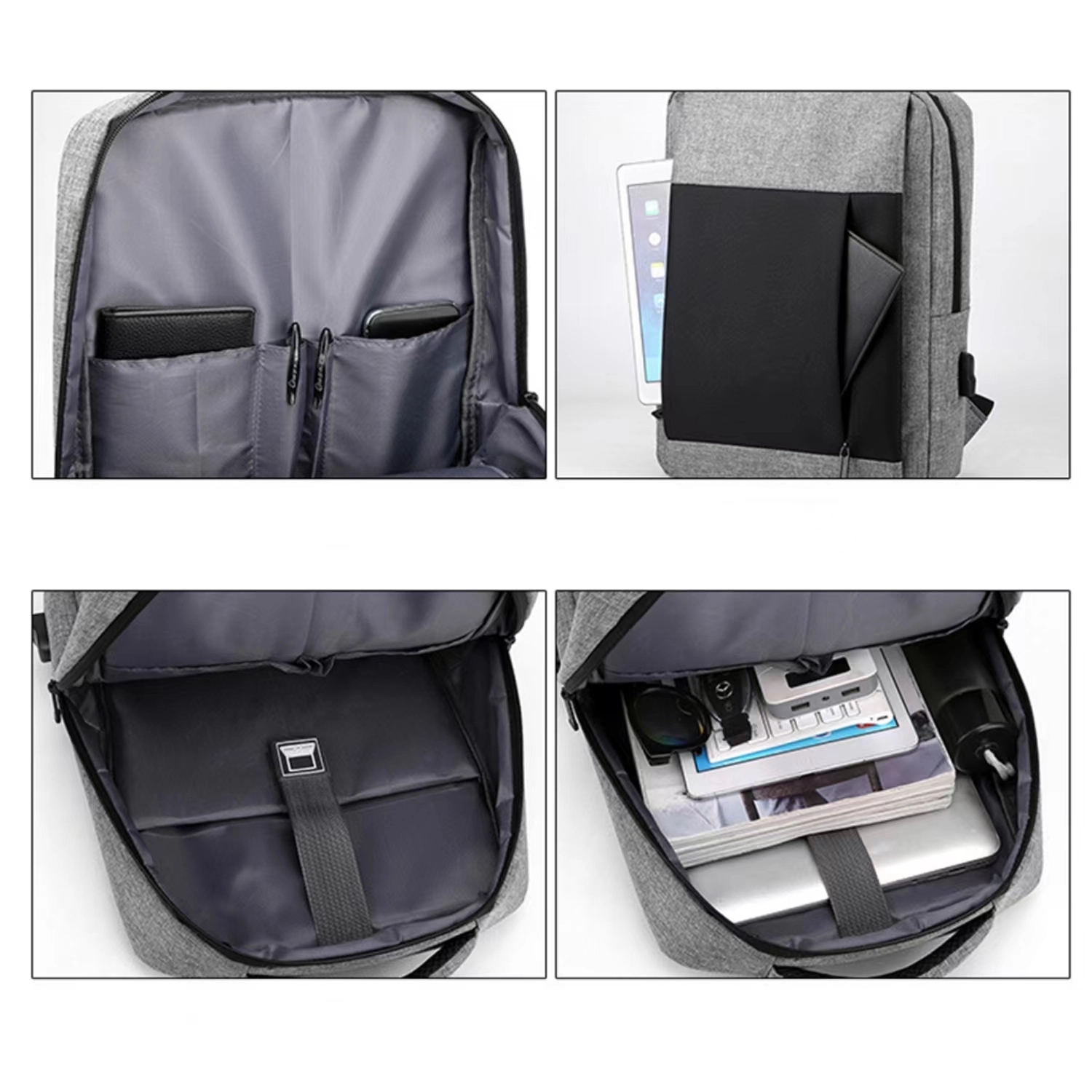 Business Laptop Backpack / Water Resistant Bookbag 4