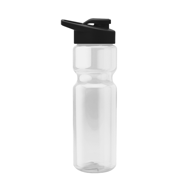 Blazer 28oz Transparent Bike Bottle w/Drink-thru Lid 173