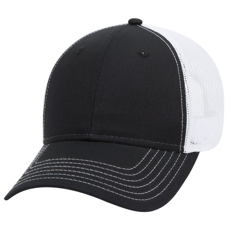 OTTO CAP® 6 Panel Low Profile Mesh Back Trucker Hat 62