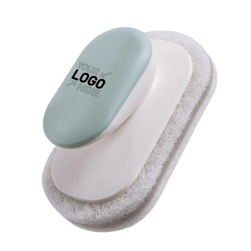 Multifunctional Sponge Cleaning Brush, promotional household item with logo imprint 2