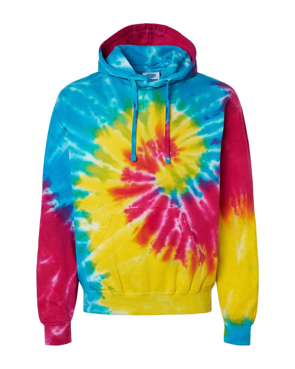 Youth Tie-Dyed Hooded Sweatshirt - 8777Y 36