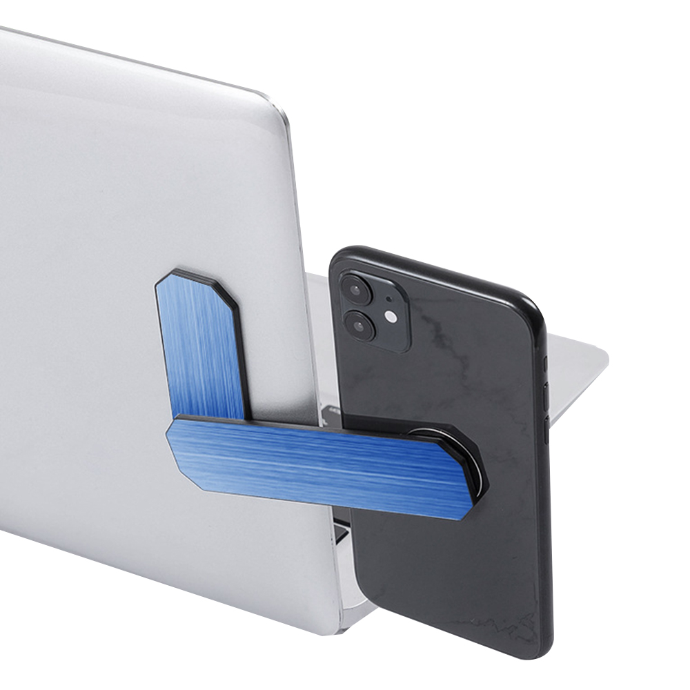Striped portable plastic magnetic adhesive computer phone stand 5