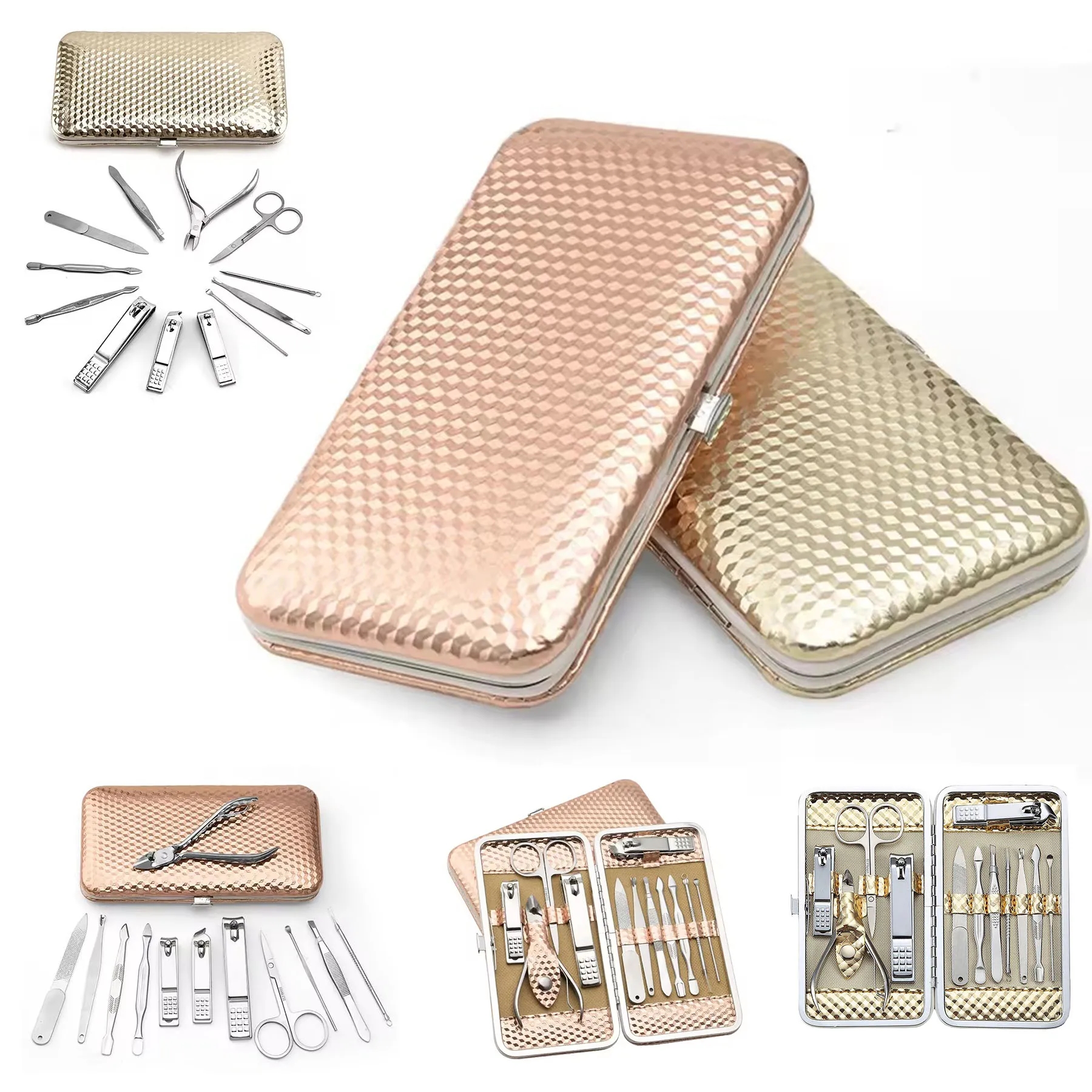 Stainless Steel Nail Scissors Kit 12 Pieces 7