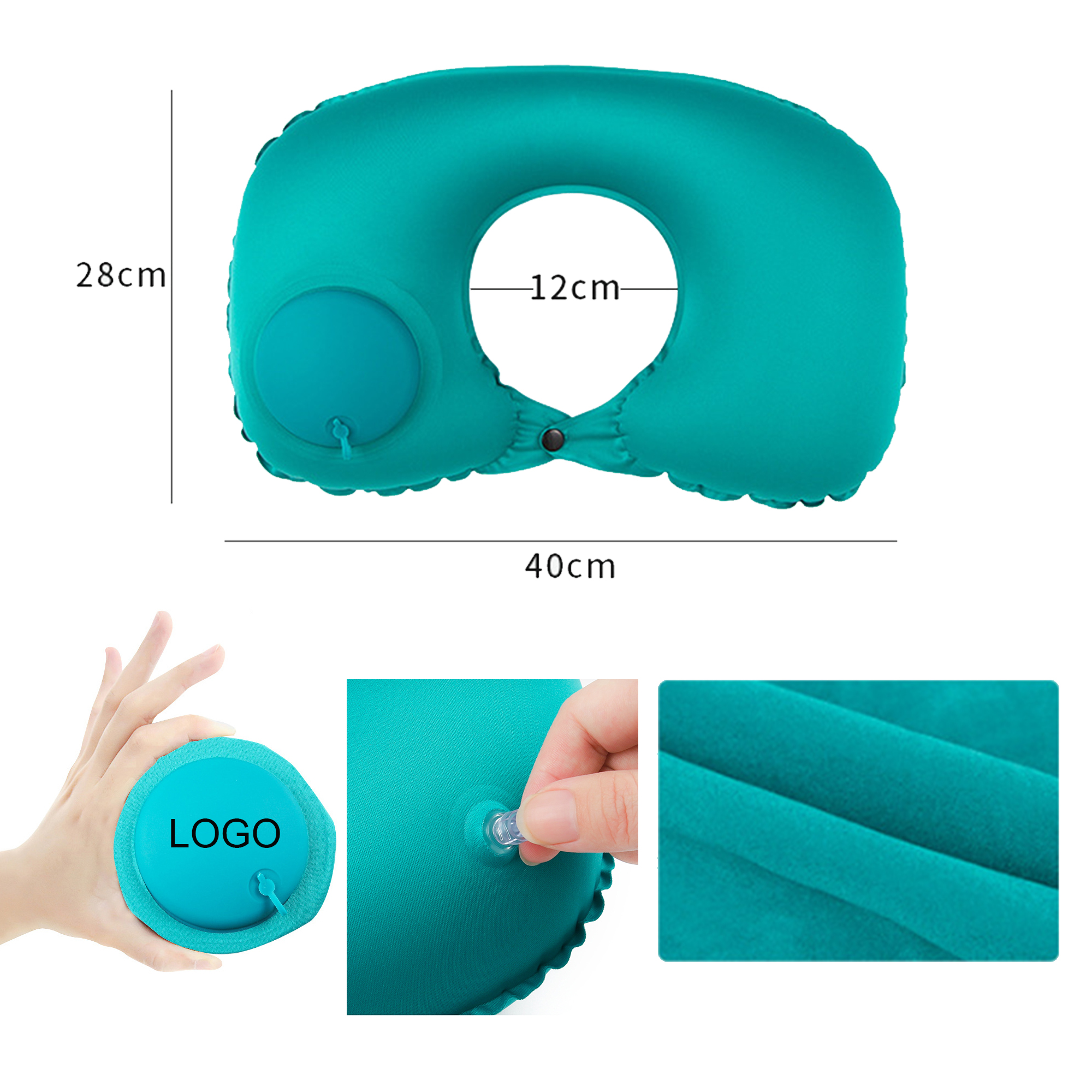 U Shape Inflatable Neck Pillow 1