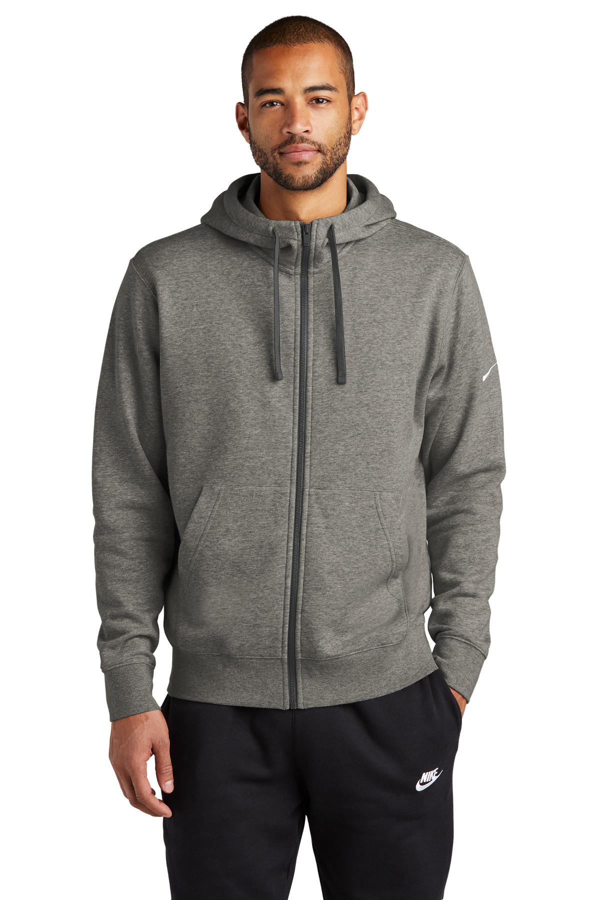 Nike Club Fleece Sleeve Swoosh Full-Zip Hoodie NKDR1513 48