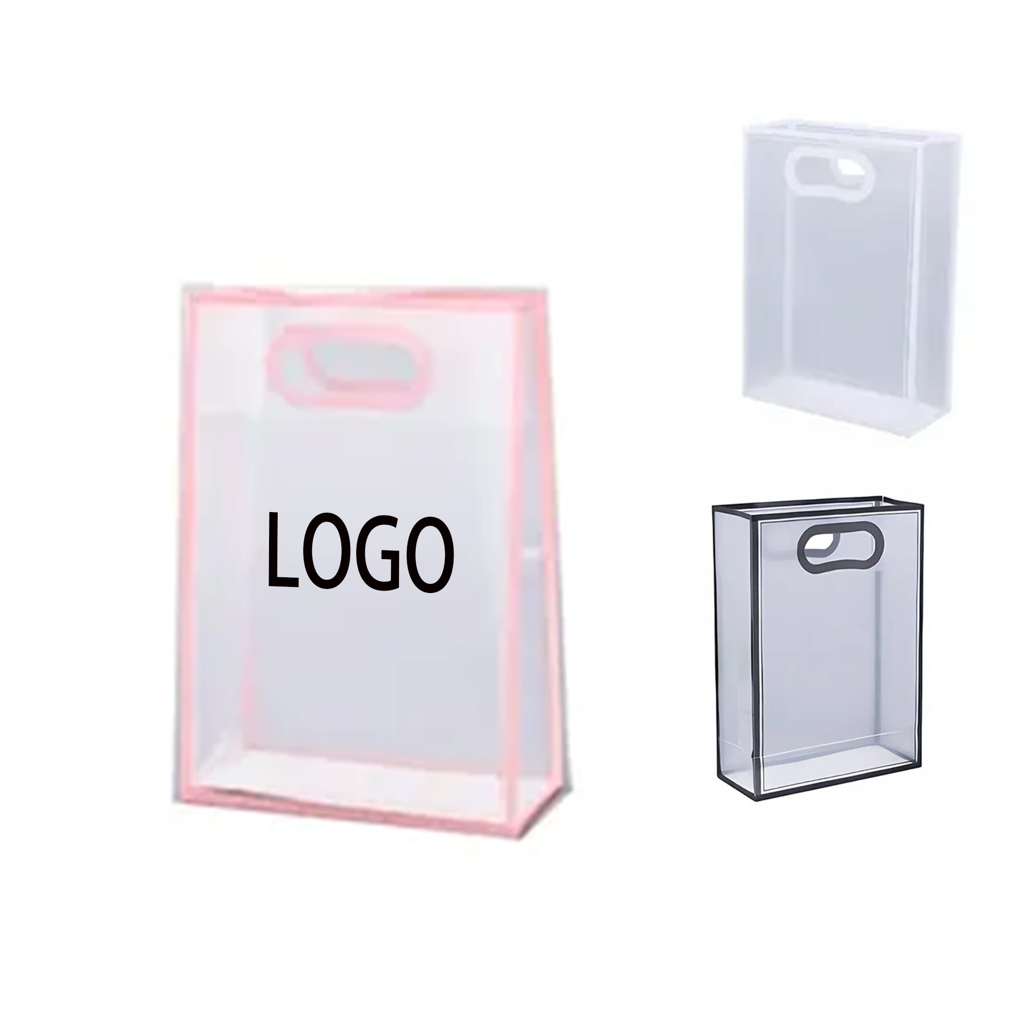 PVC Transparent Frosted Tote Bag 3