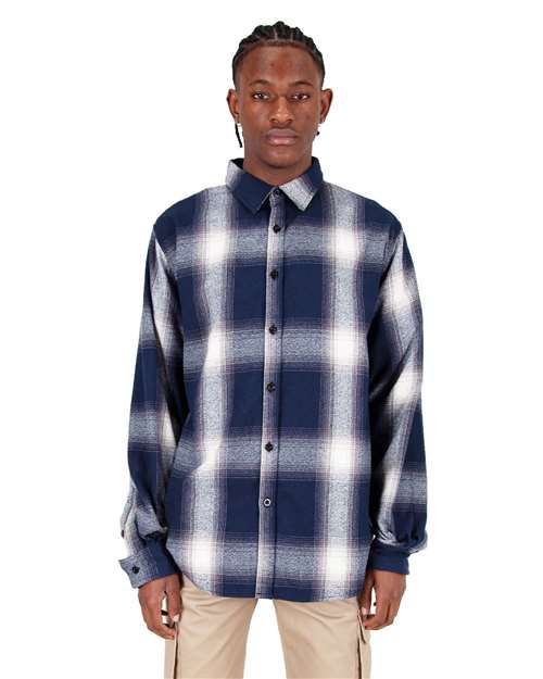 Unisex Plaid Flannel Overshirt - SHHFS 10