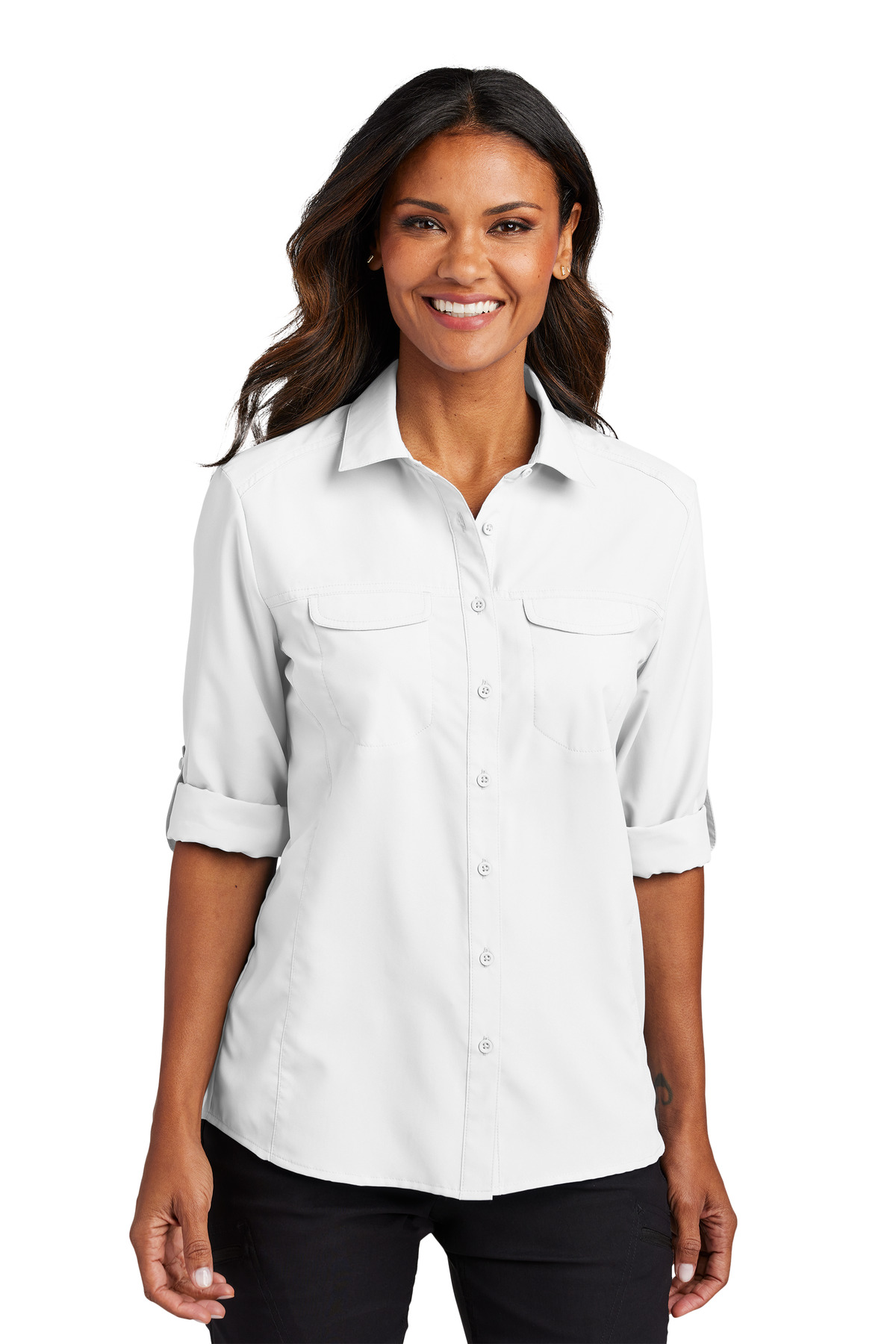 Port Authority Women's Long Sleeve UV Daybreak Shirt LW960 13