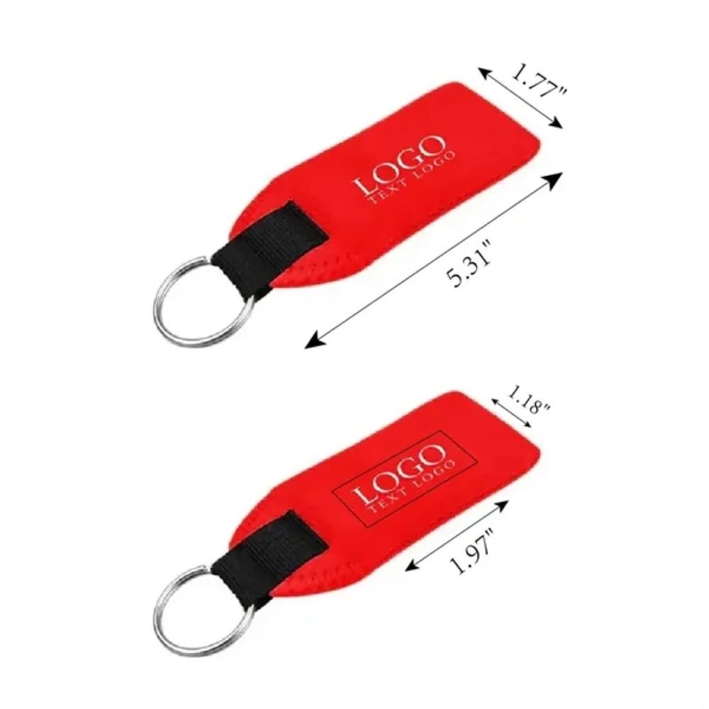 Custom Neoprene Floating Keychain 1
