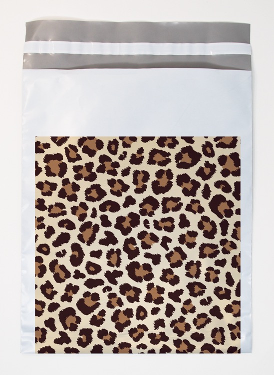 Leopard Predesigned Poly Mailer (9.75" x 12") 2