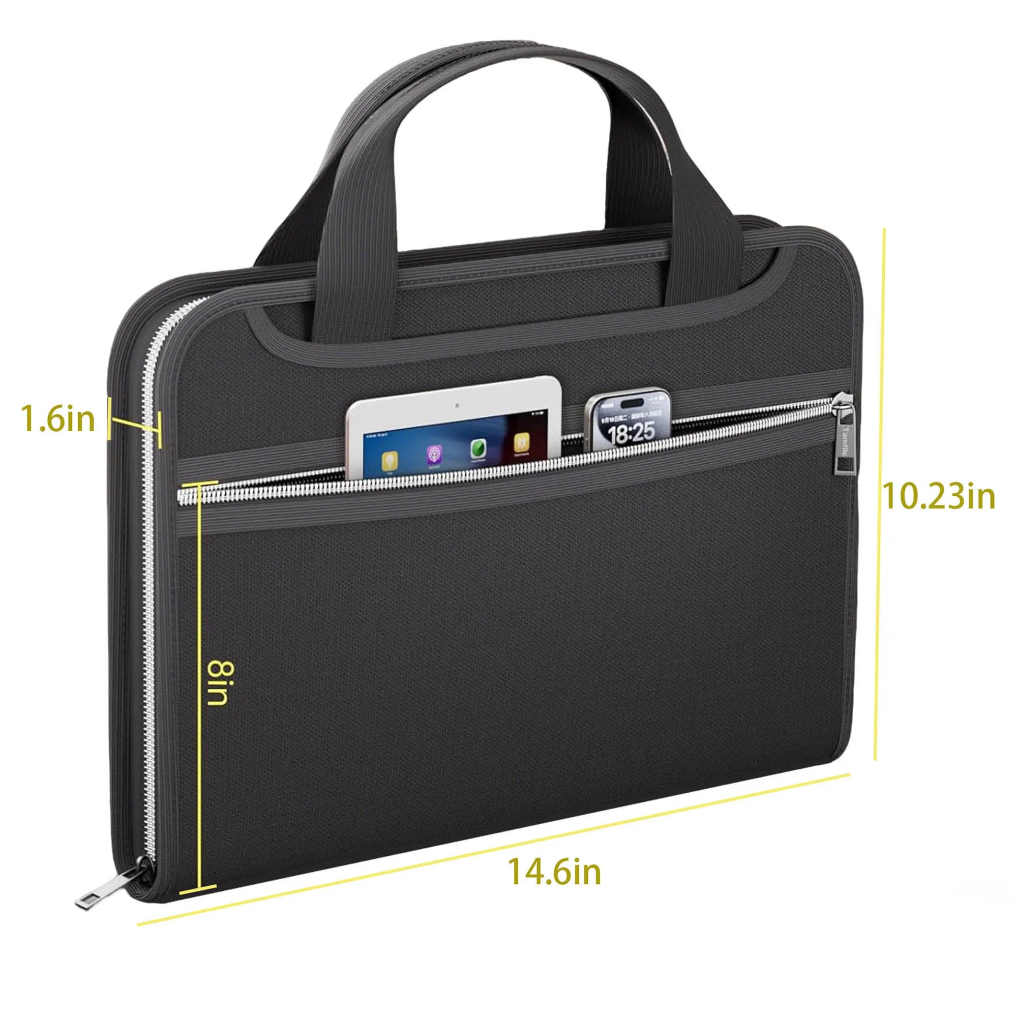 Fireproof Waterproof Accordion File Organizer With Handle 4