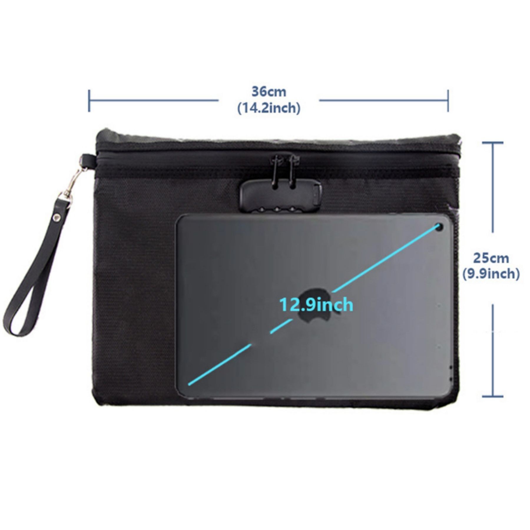 Fireproof Bag with Lock 2