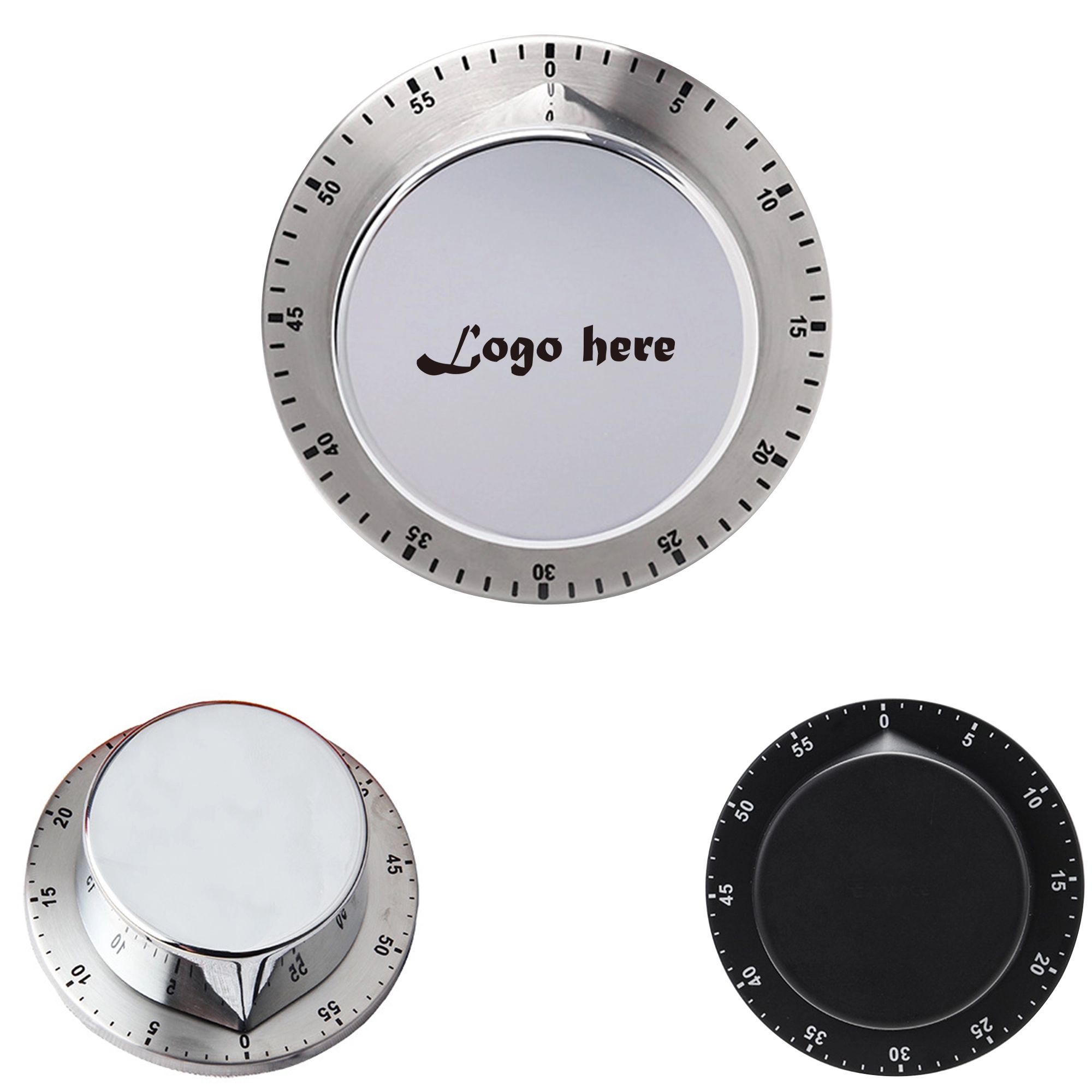 Mechanical Stainless Steel Countdown Timer MOQ 25pcs