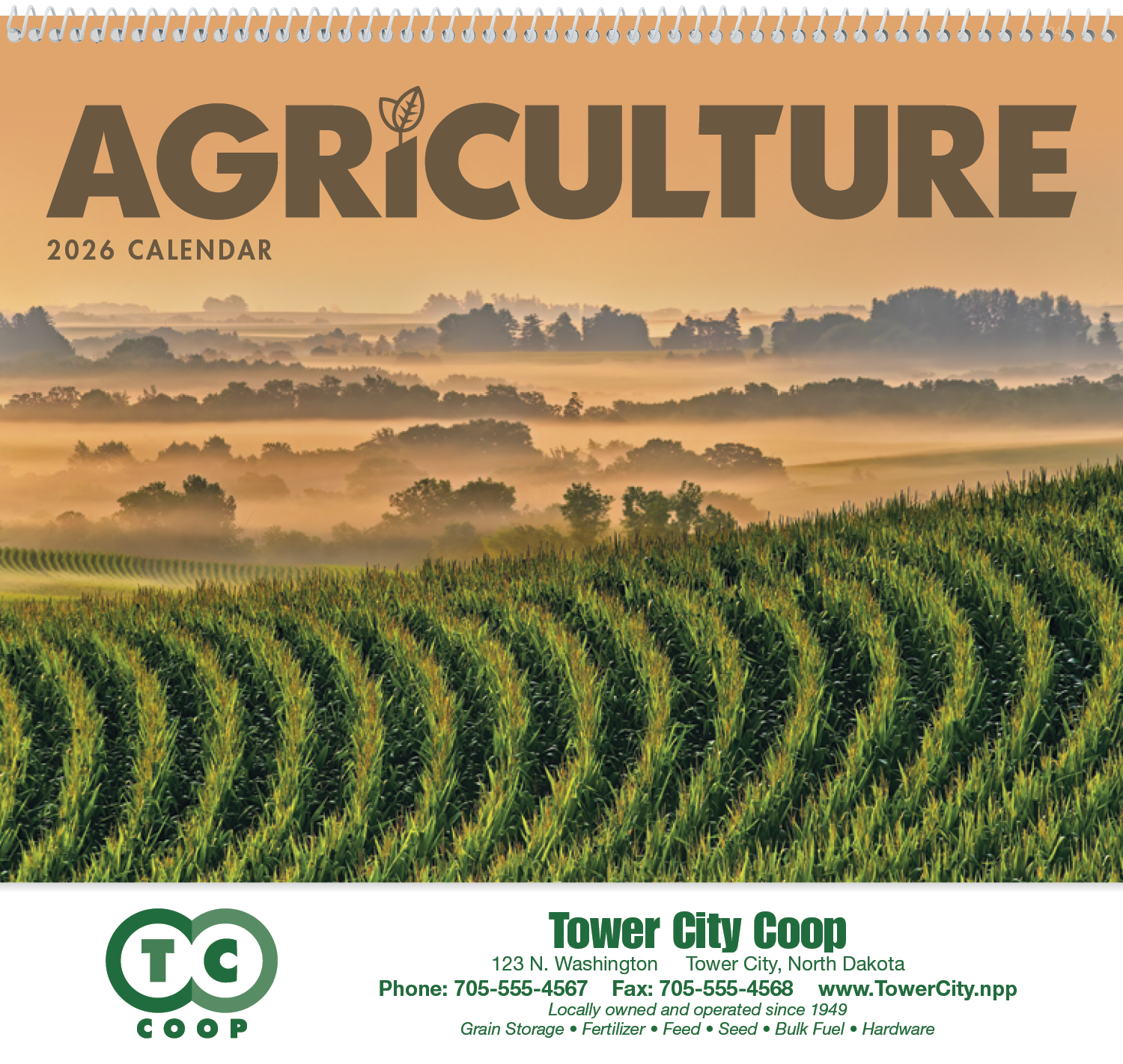 Good Value™ Agriculture - Spiral Calendar 6