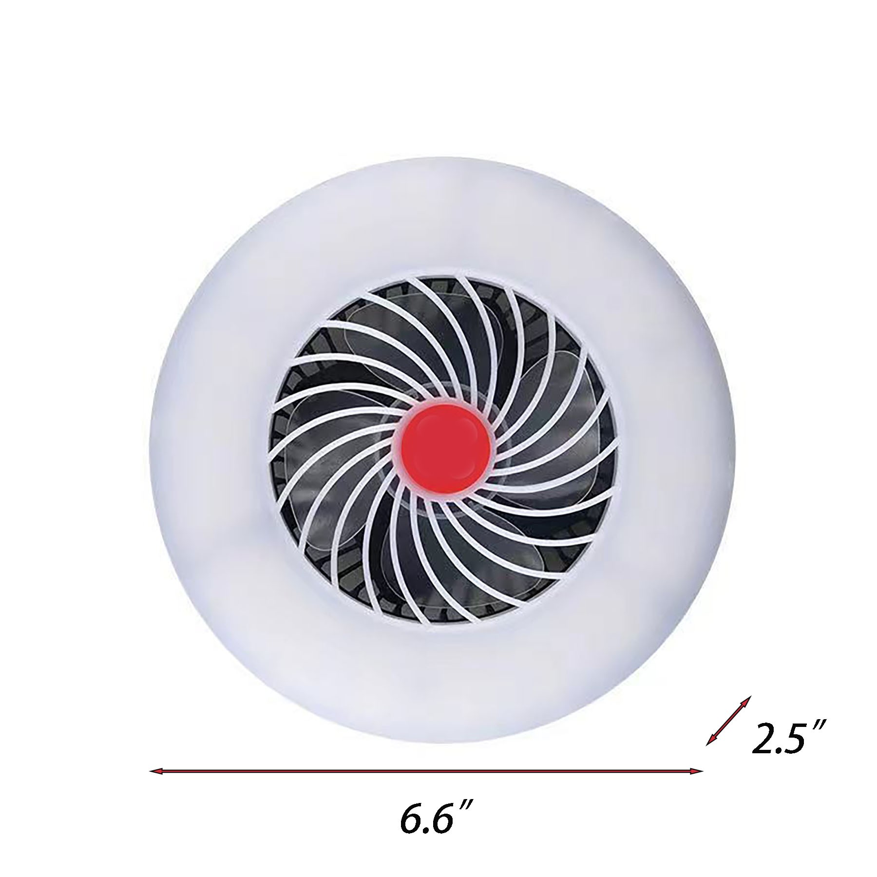 Portable Camping Fan with LED Lantern 1