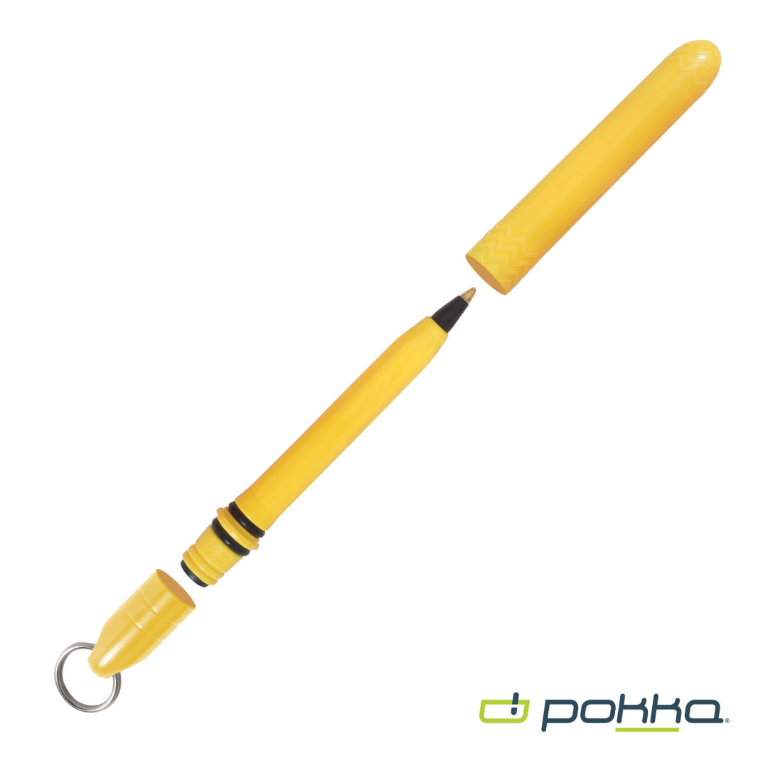 Pokka® Pocket Pen w/Dock & Gold Keyring 58