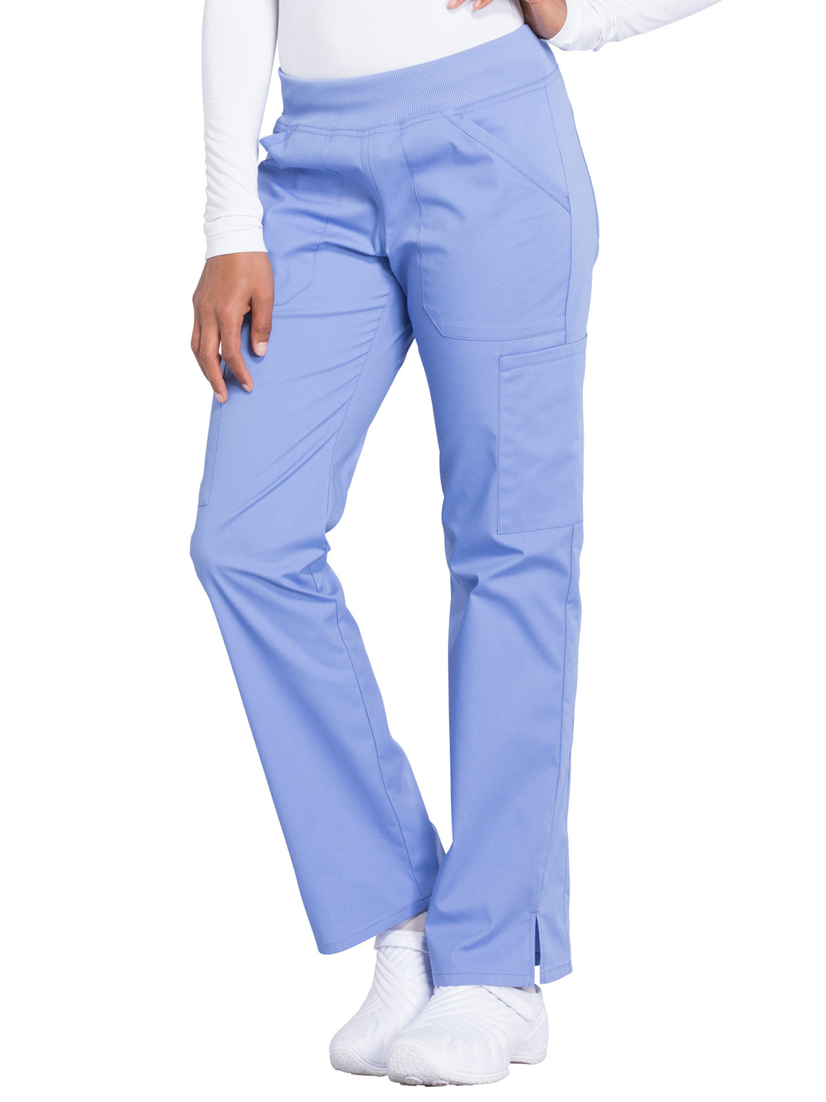Cherokee - Workwear Professionals - Mid Rise Straight Leg Pull-on Cargo Pant 5