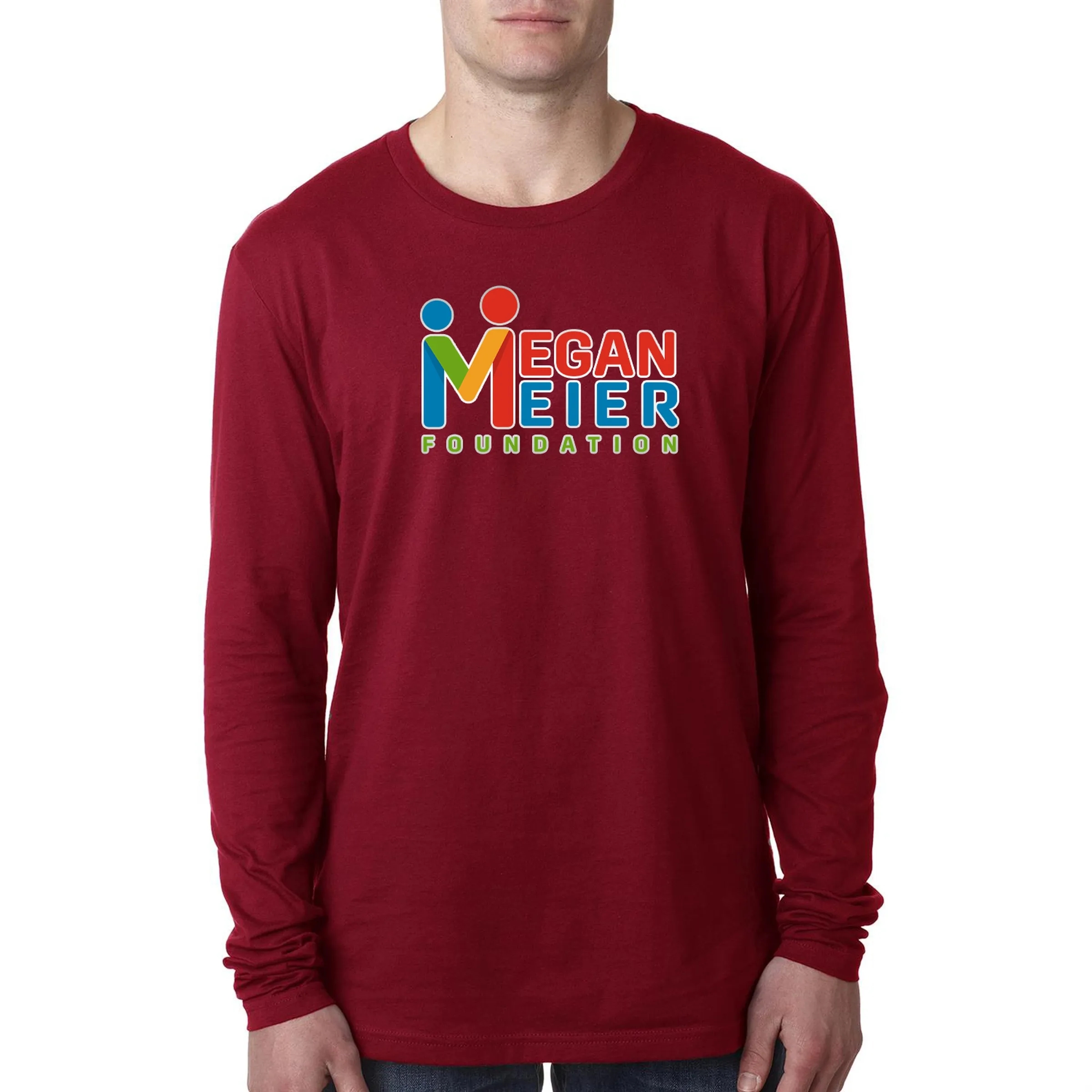 Next Level Men's Cotton Long-Sleeve Crew 7