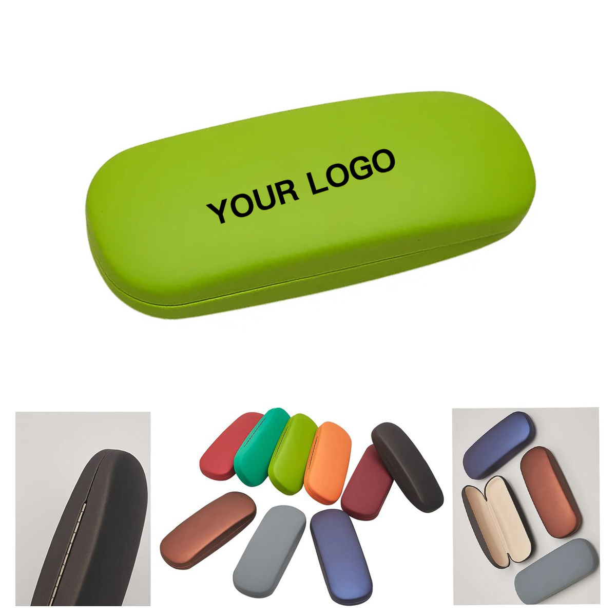 Durable PU Leather Hard Eyeglasses Case 8
