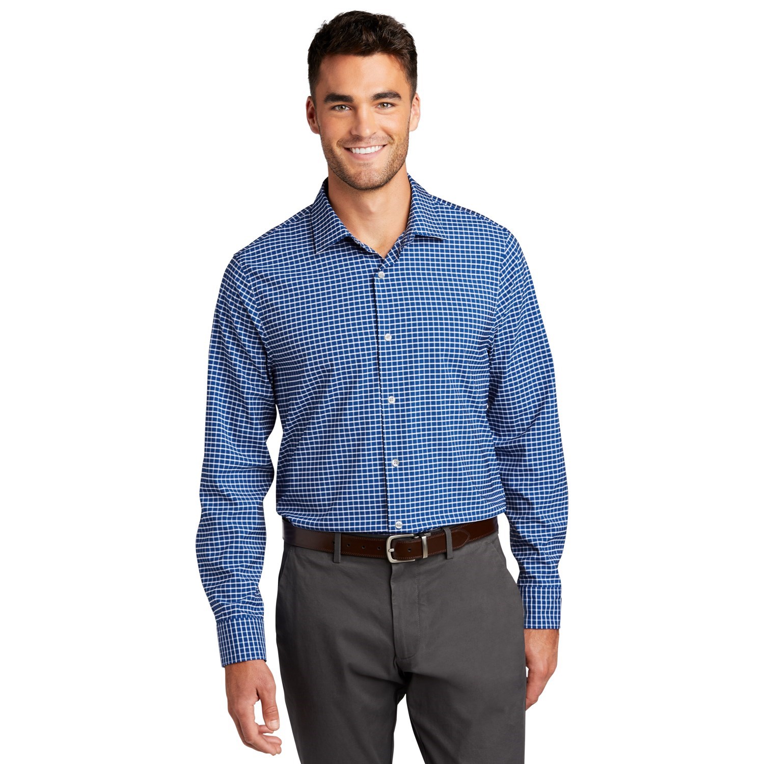 Port Authority City Stretch Shirt w/ Screen Print 3.7 oz.