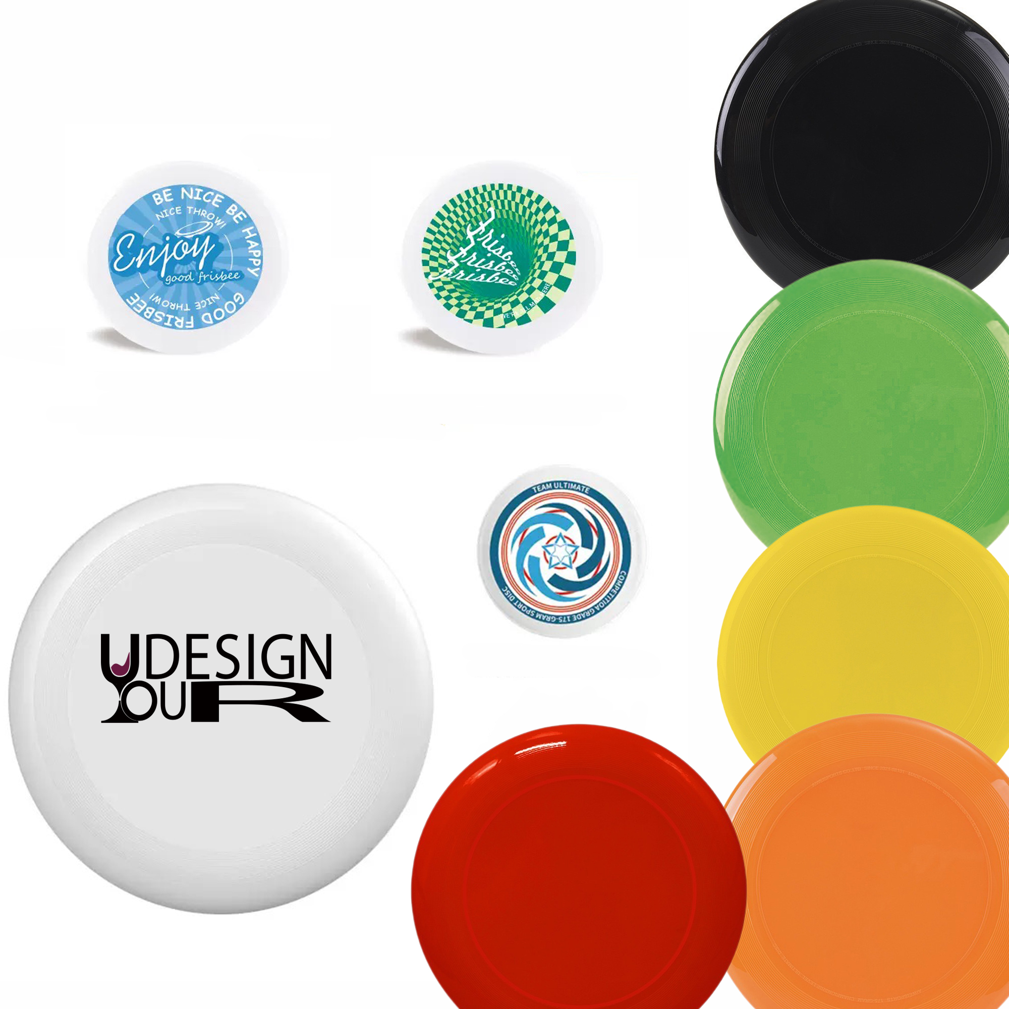 Adult Outdoor Sports PE Flying Disc MOQ 10pcs 2