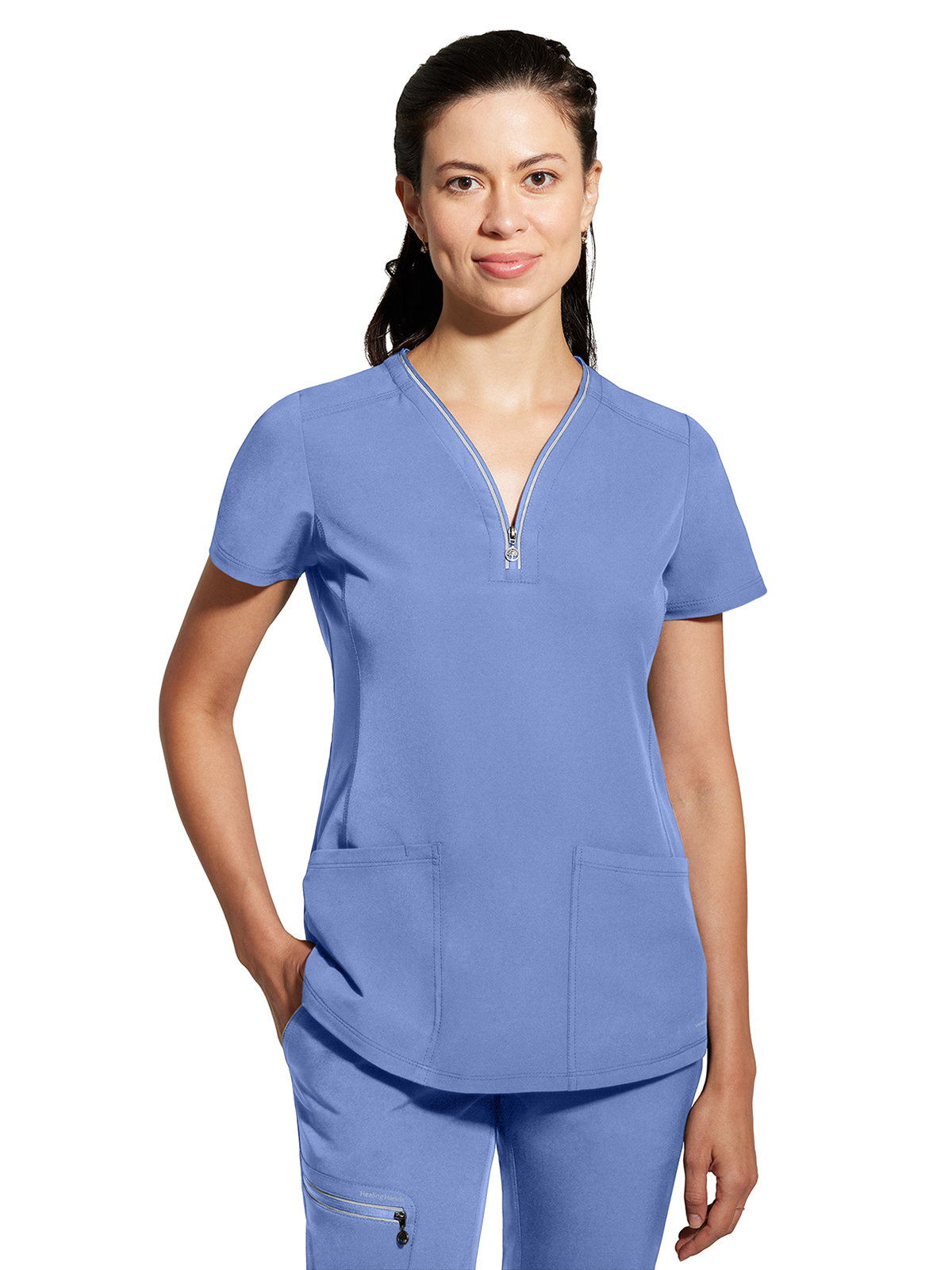 Healing Hands - 360 - Women's 3-Pocket Sonia V-Neck Top 3